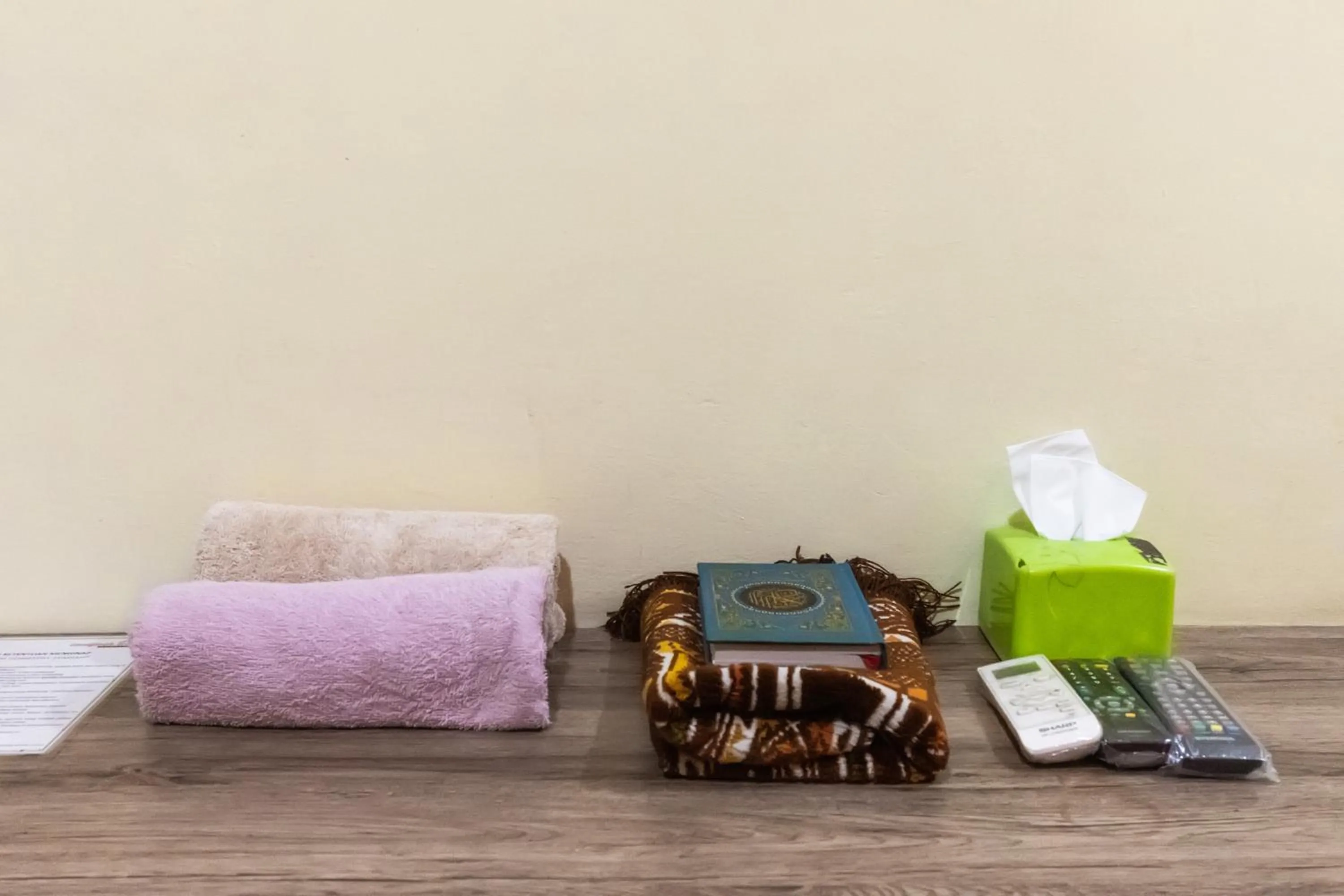 towels in TwoSpaces Living at Toedjoeh Enam Homestay, Surabaya