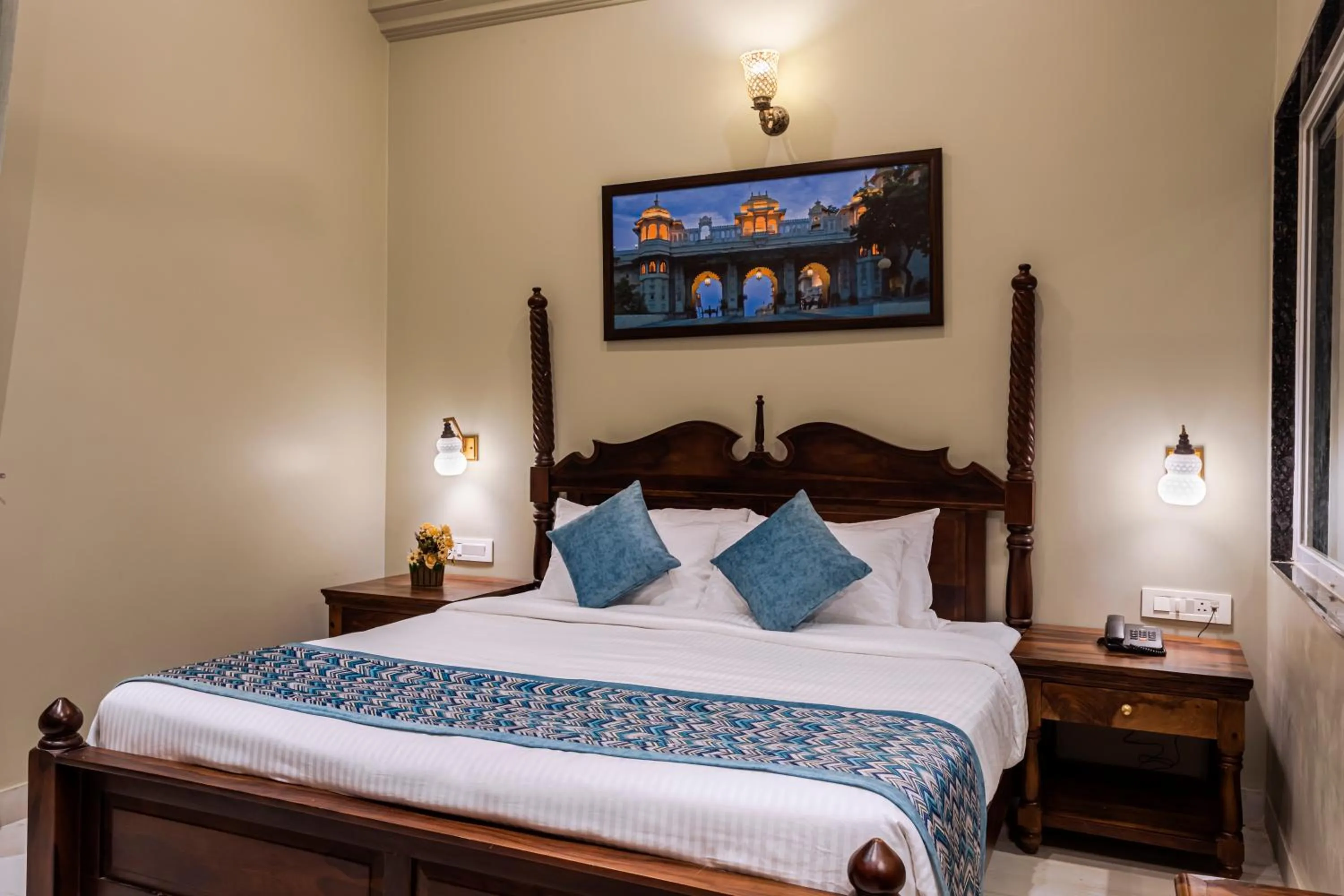 Bed in Rawla Sagrun kumbhalgarh