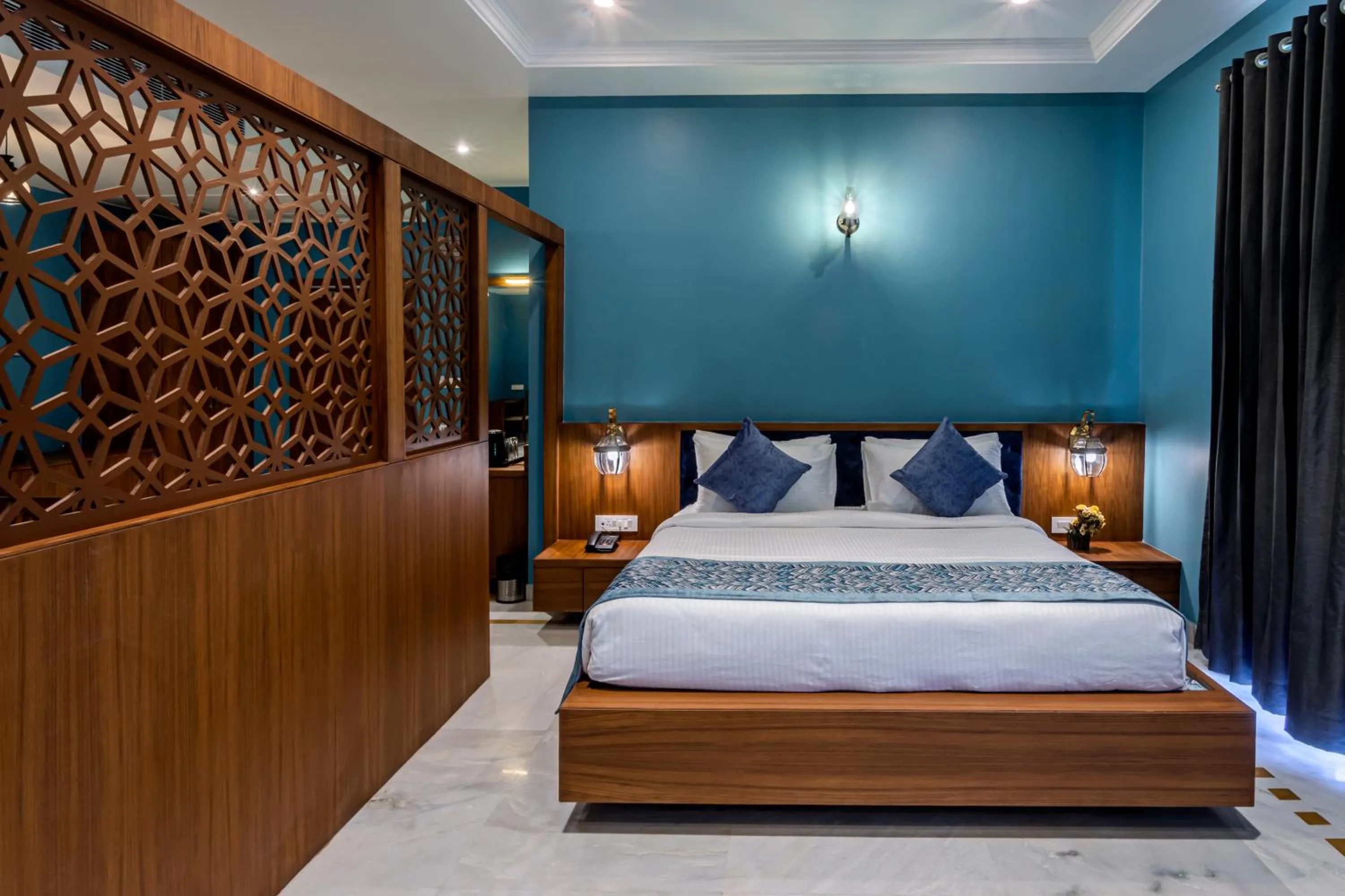 Bedroom, Bed in Rawla Sagrun kumbhalgarh