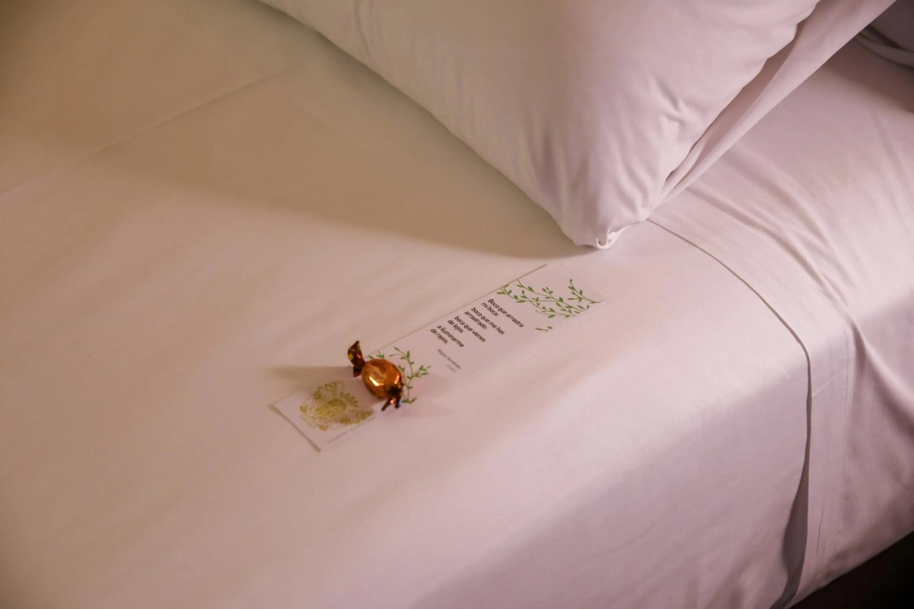 Decorative detail, Bed in Sercotel Palacio de Tudemir