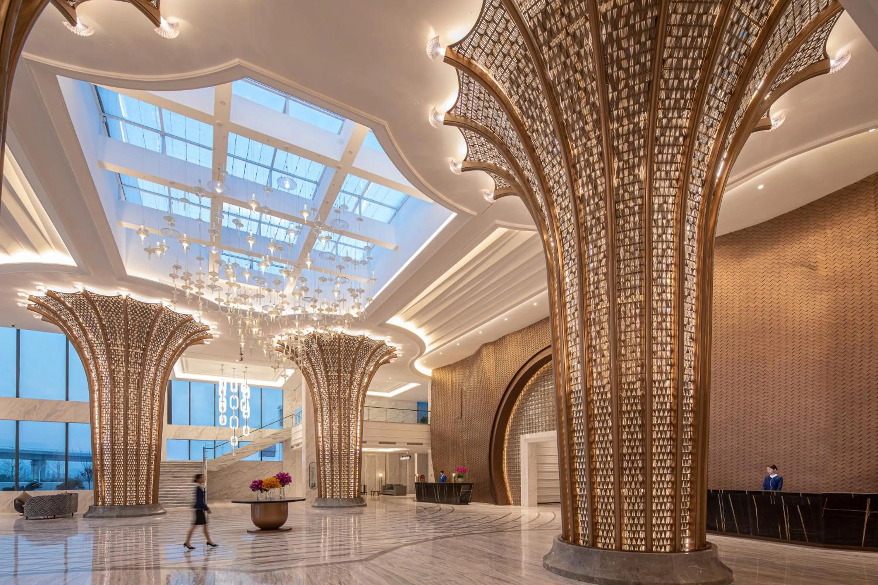 Lobby or reception in White Swan Hotel Taizhou