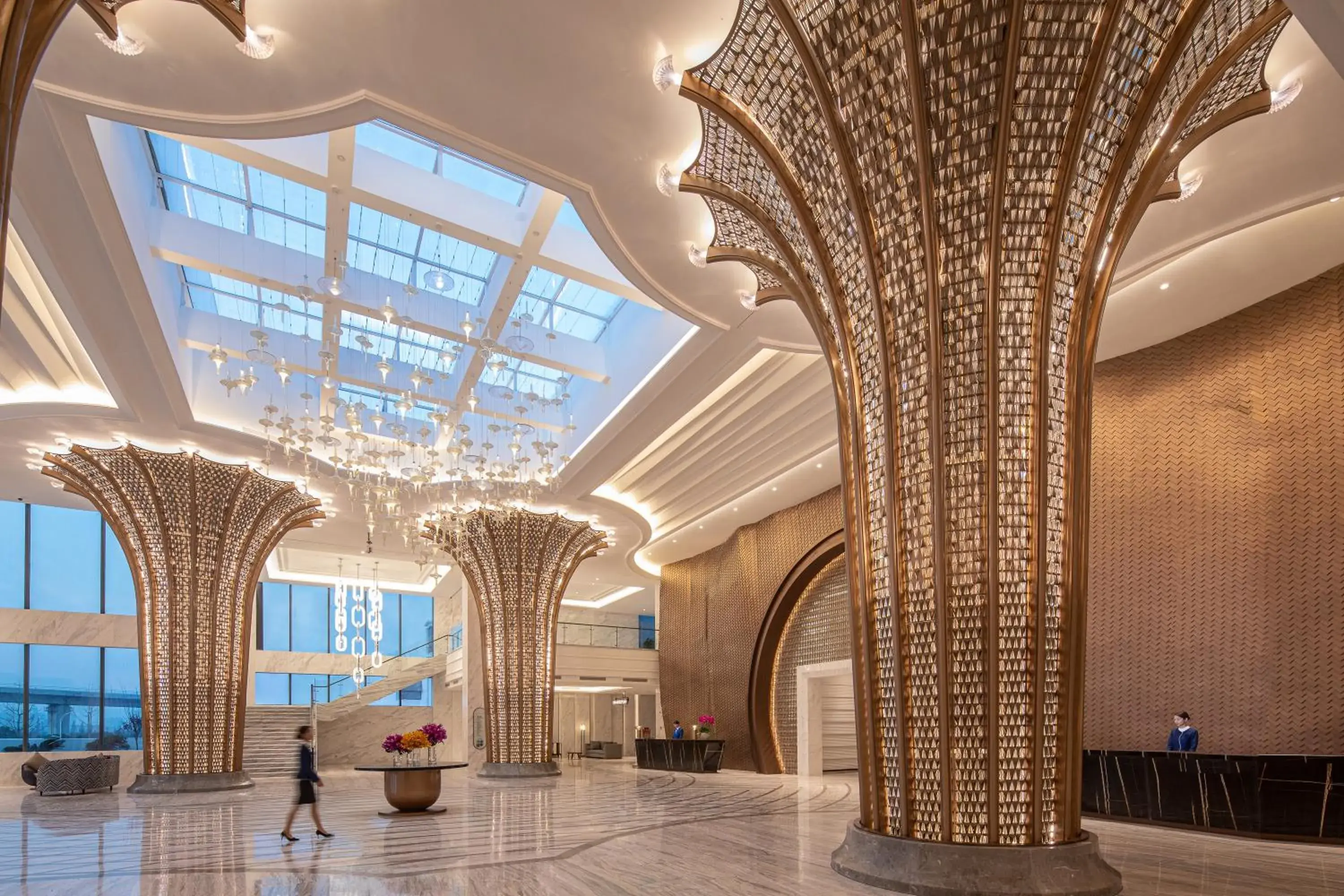 Lobby or reception in White Swan Hotel Taizhou Lobby or reception in White Swan Hotel Taizhou