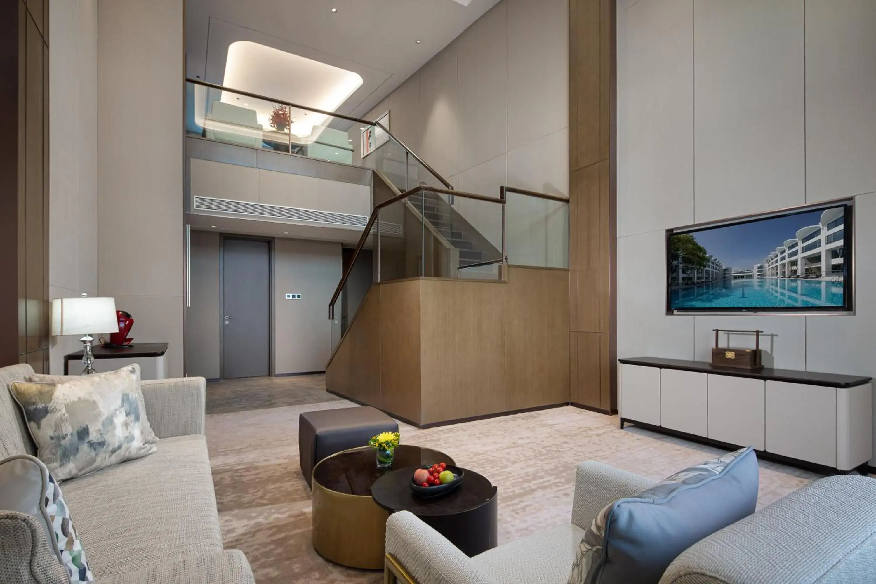 Living room in White Swan Hotel Taizhou Living room in White Swan Hotel Taizhou