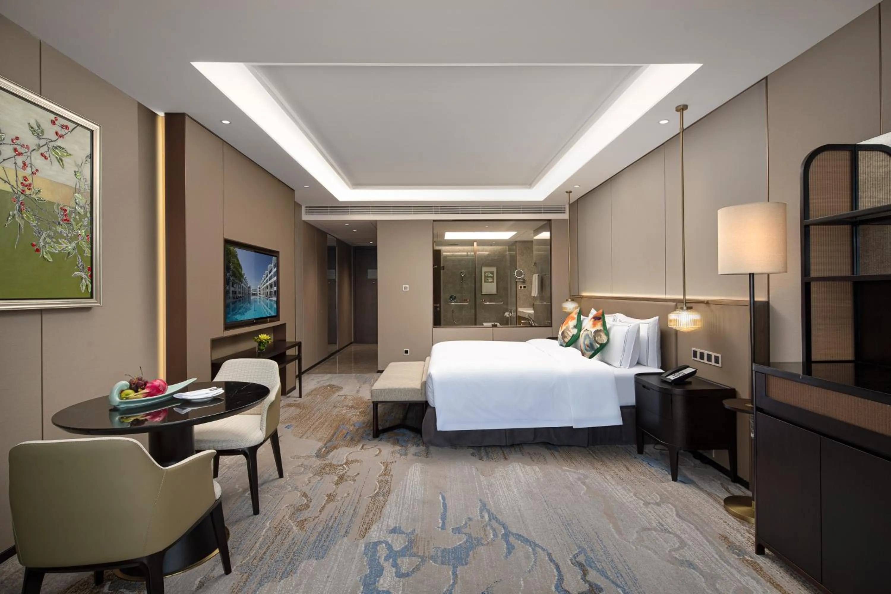 Bedroom, Bed in White Swan Hotel Taizhou