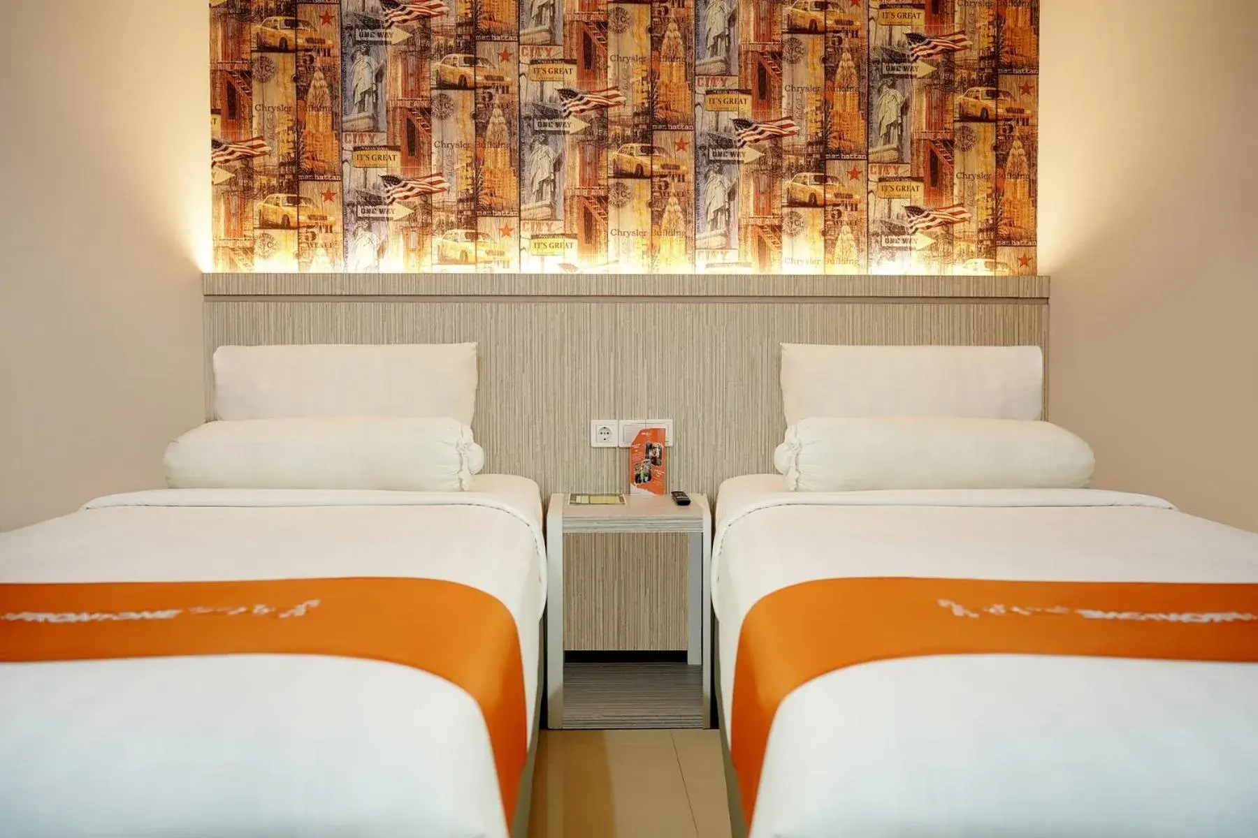 Bedroom, Bed in Front One Hotel Sragen Bedroom, Bed in Front One Hotel Sragen