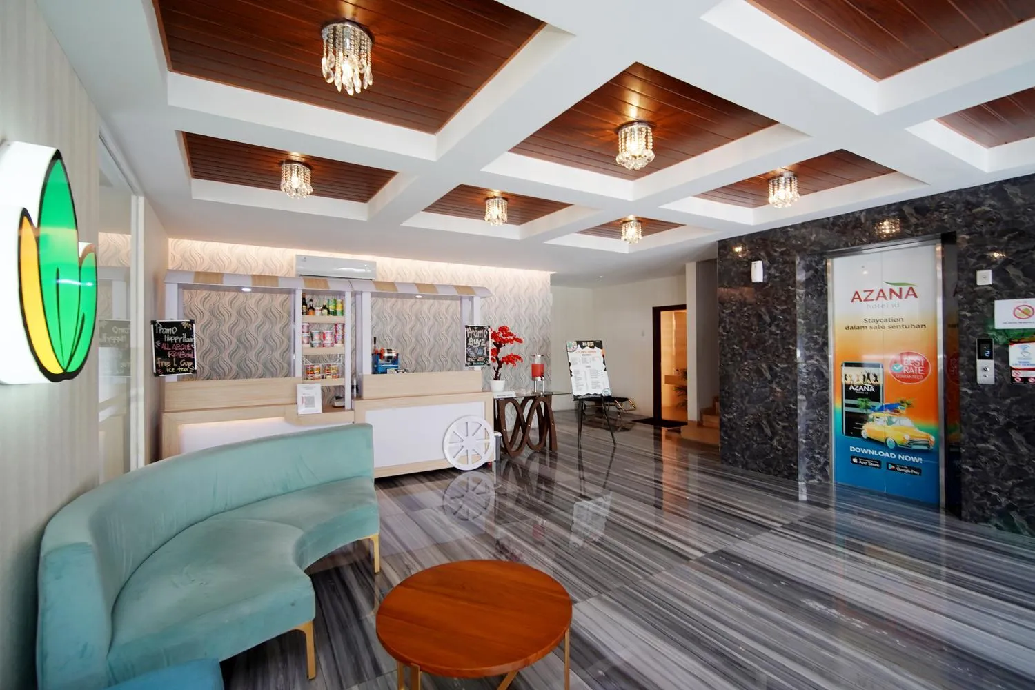 Lobby or reception in Front One Hotel Sragen