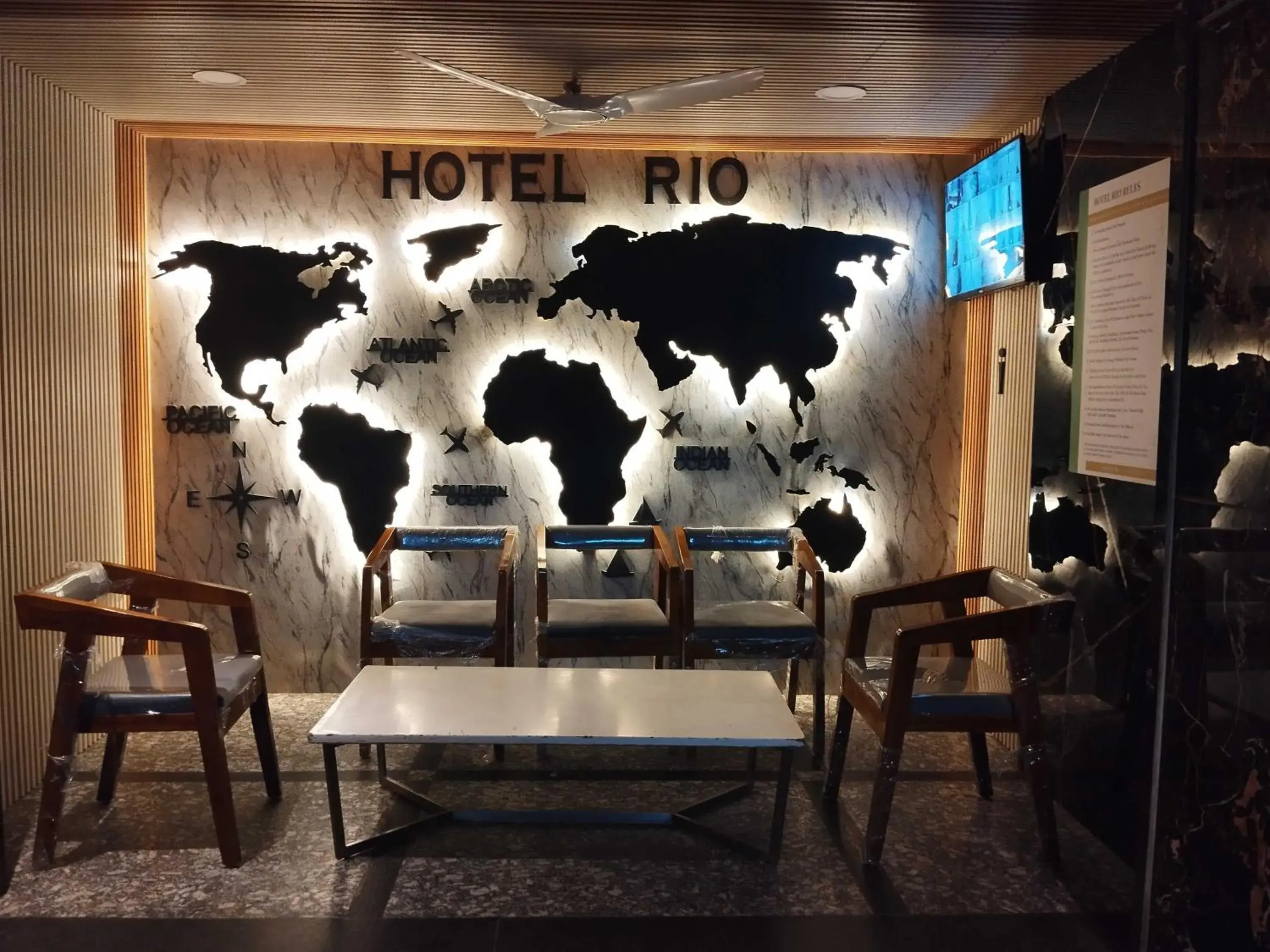 Lobby or reception in Super Collection O Rio Kondapur Near Rahavendra Colony Lobby or reception in Super Collection O Rio Kondapur Near Rahavendra Colony