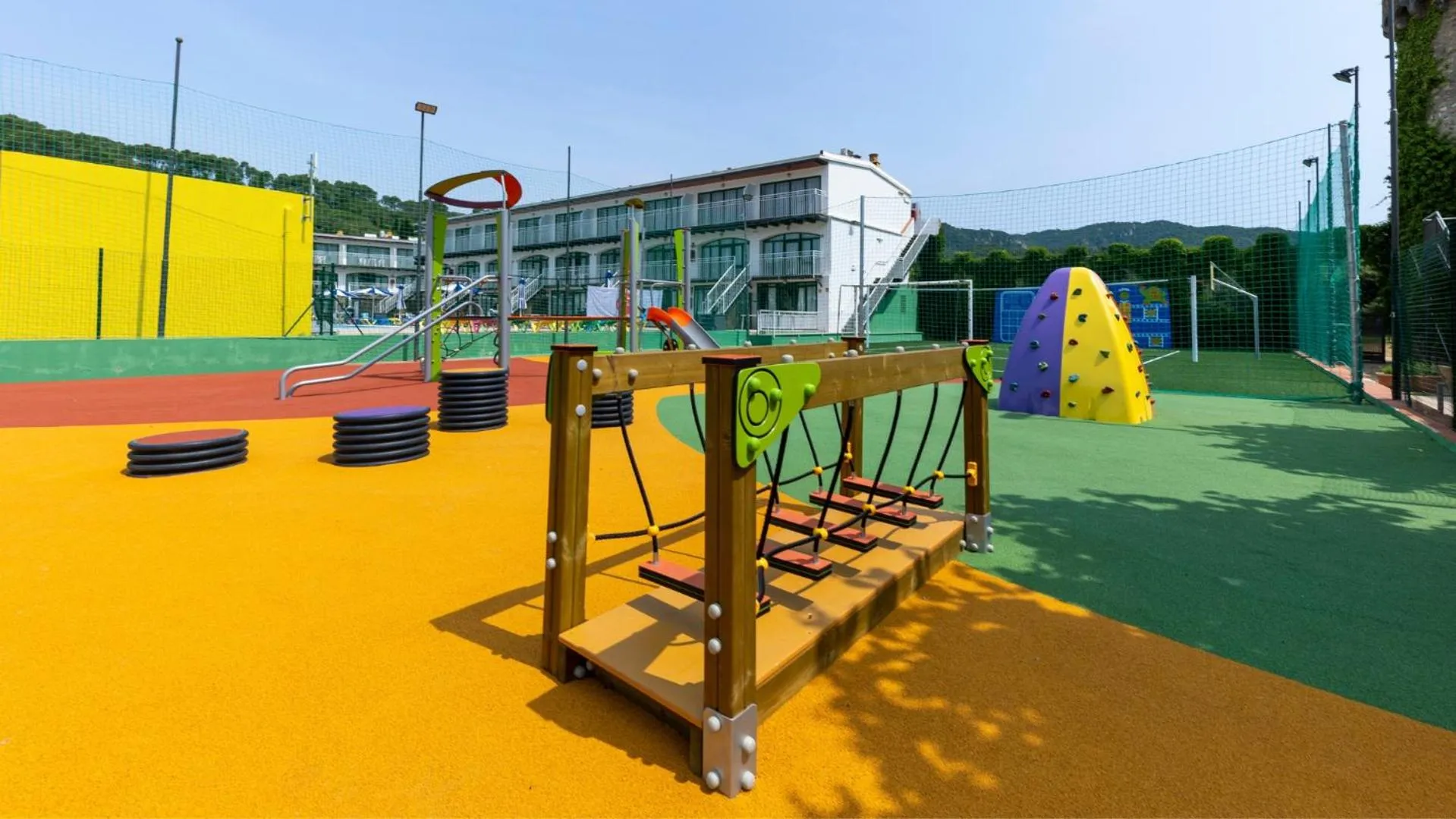 Children play ground in Medplaya Aparthotel Sant Eloi