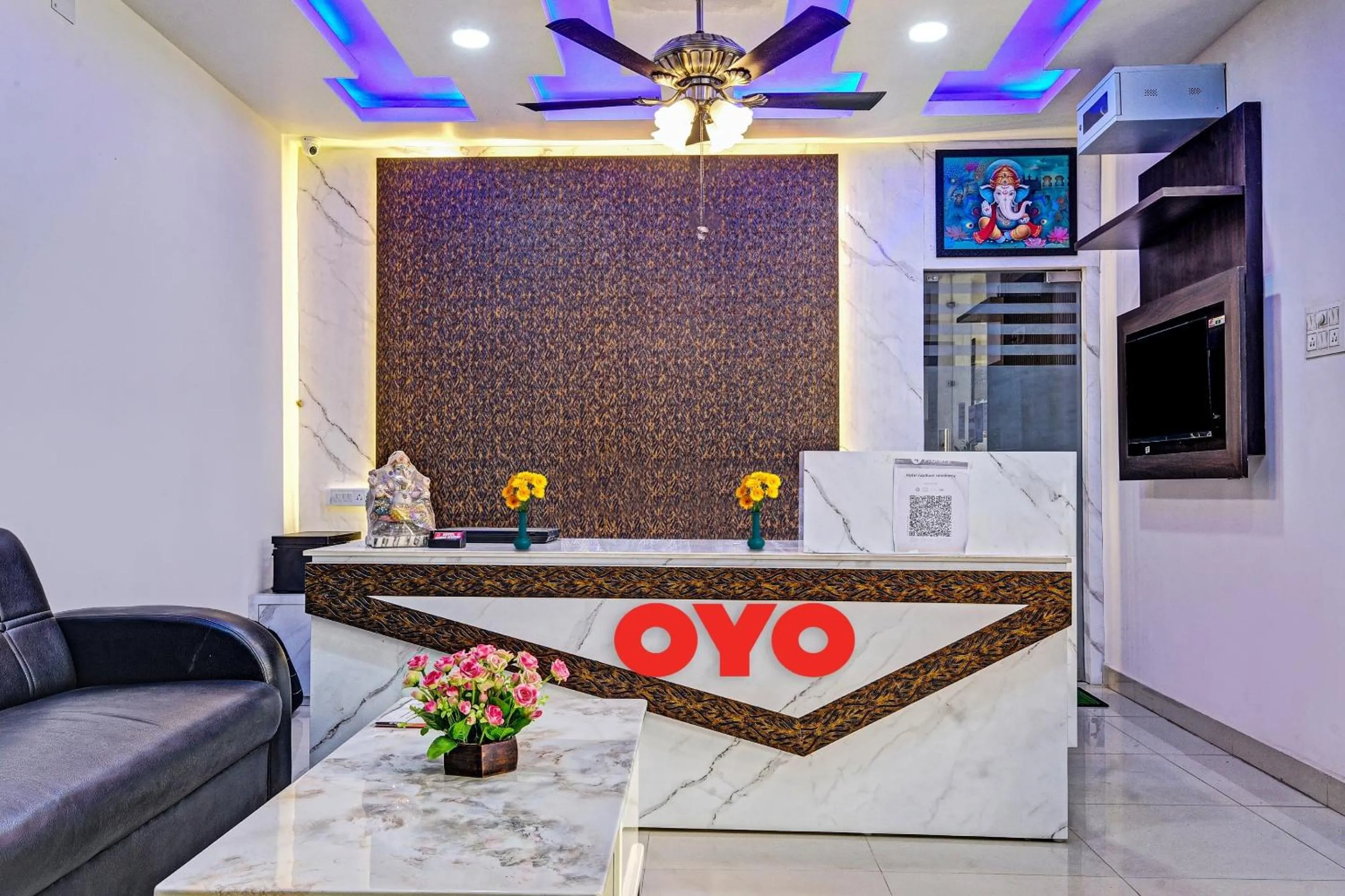 Lobby or reception in Hotel O Aura Hotel Rajdhani Residency
