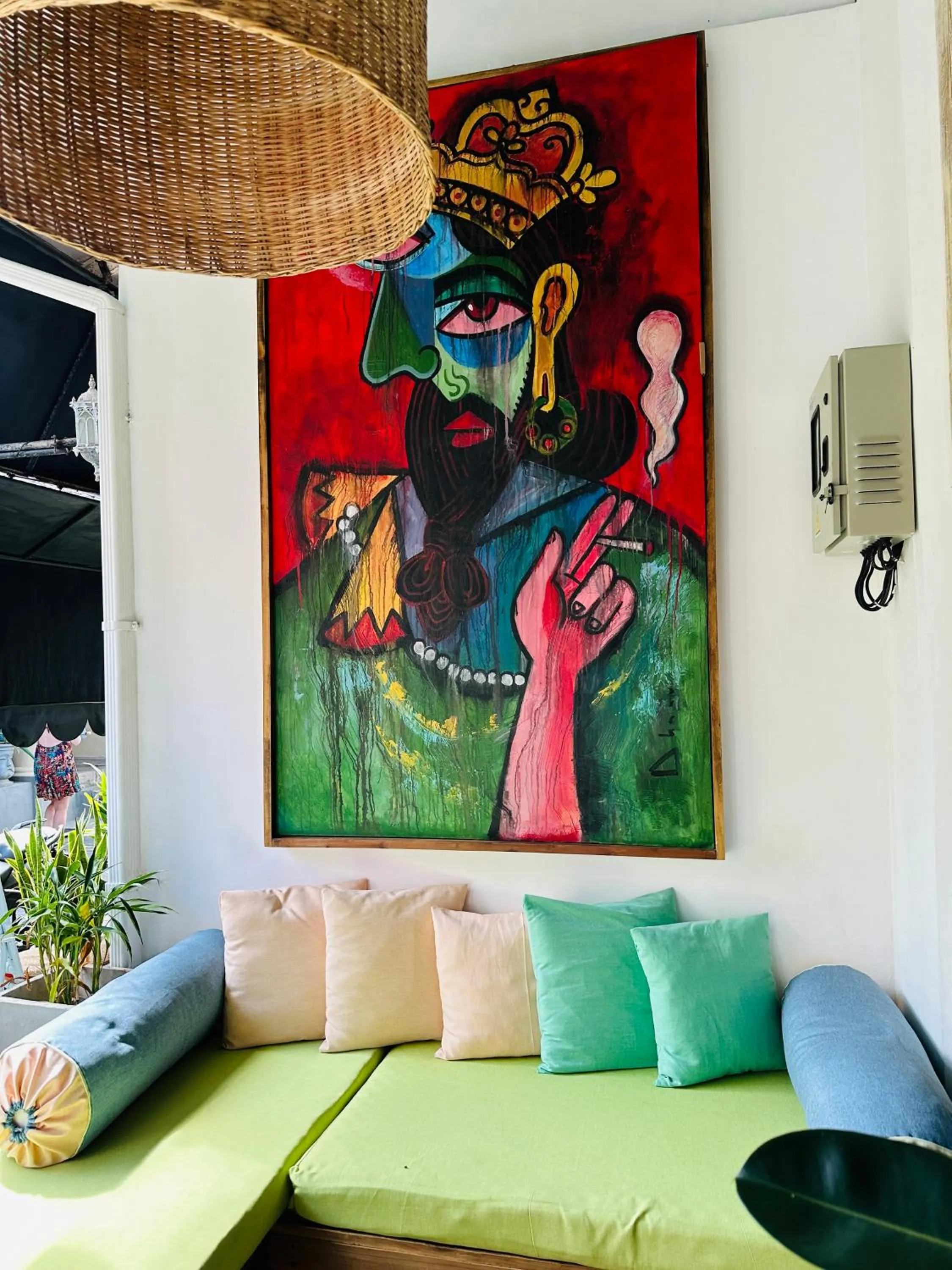 Seating area in Moi Galle Fort by DBI