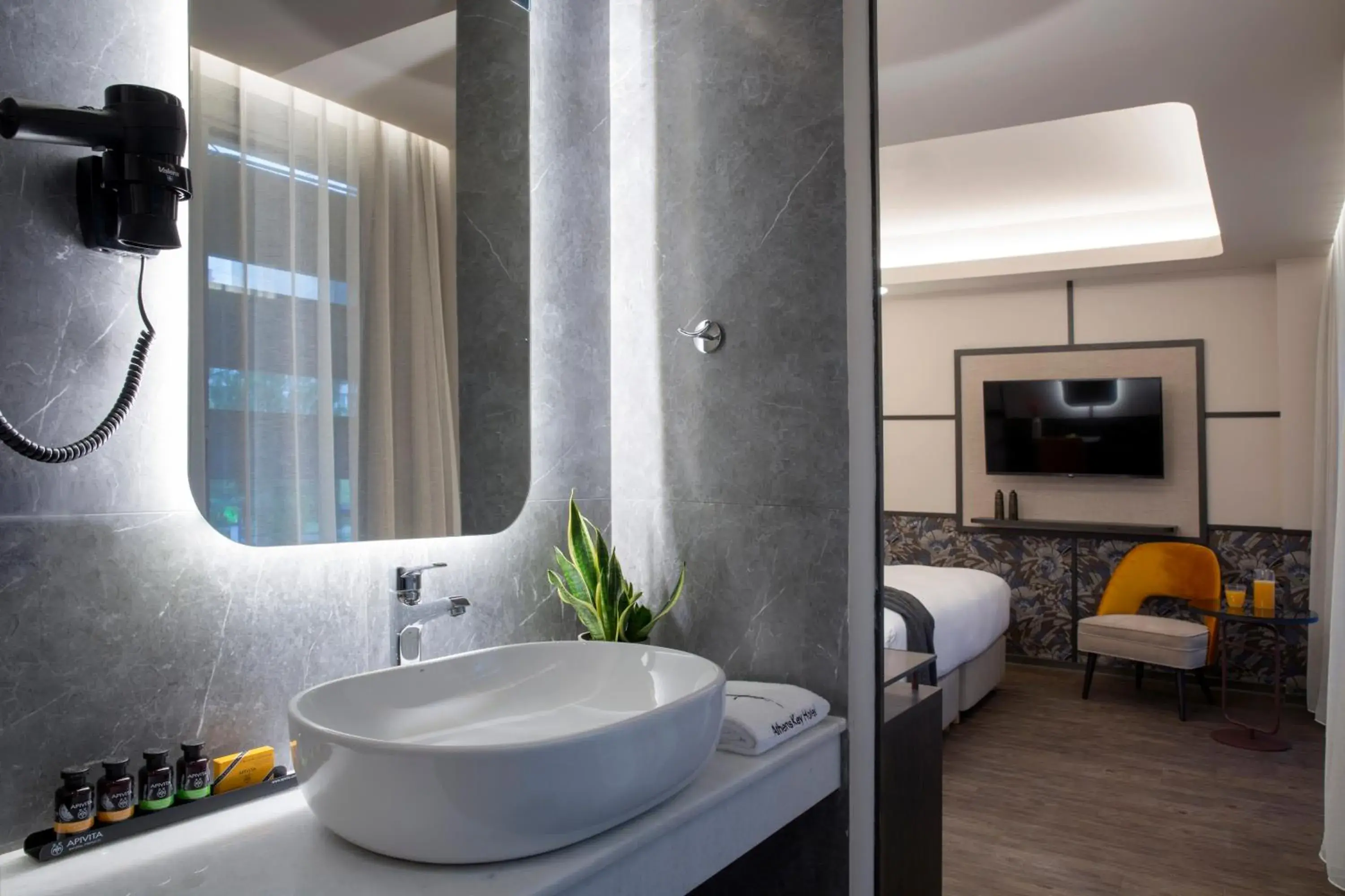 Bathroom in Athens Key Hotel, Trademark Collection by Wyndham Bathroom in Athens Key Hotel, Trademark Collection by Wyndham