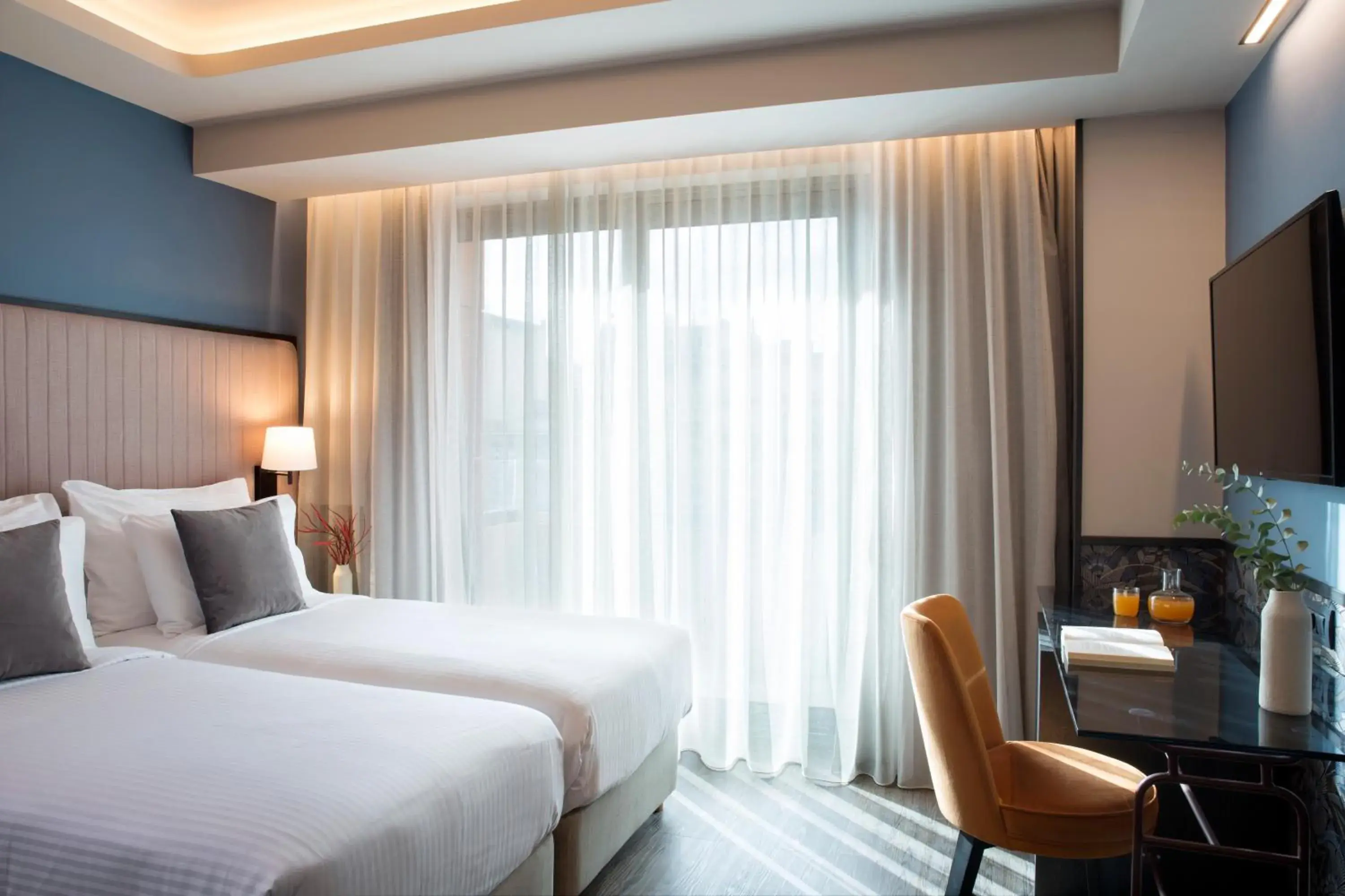 Bedroom, Bed in Athens Key Hotel, Trademark Collection by Wyndham Bedroom, Bed in Athens Key Hotel, Trademark Collection by Wyndham