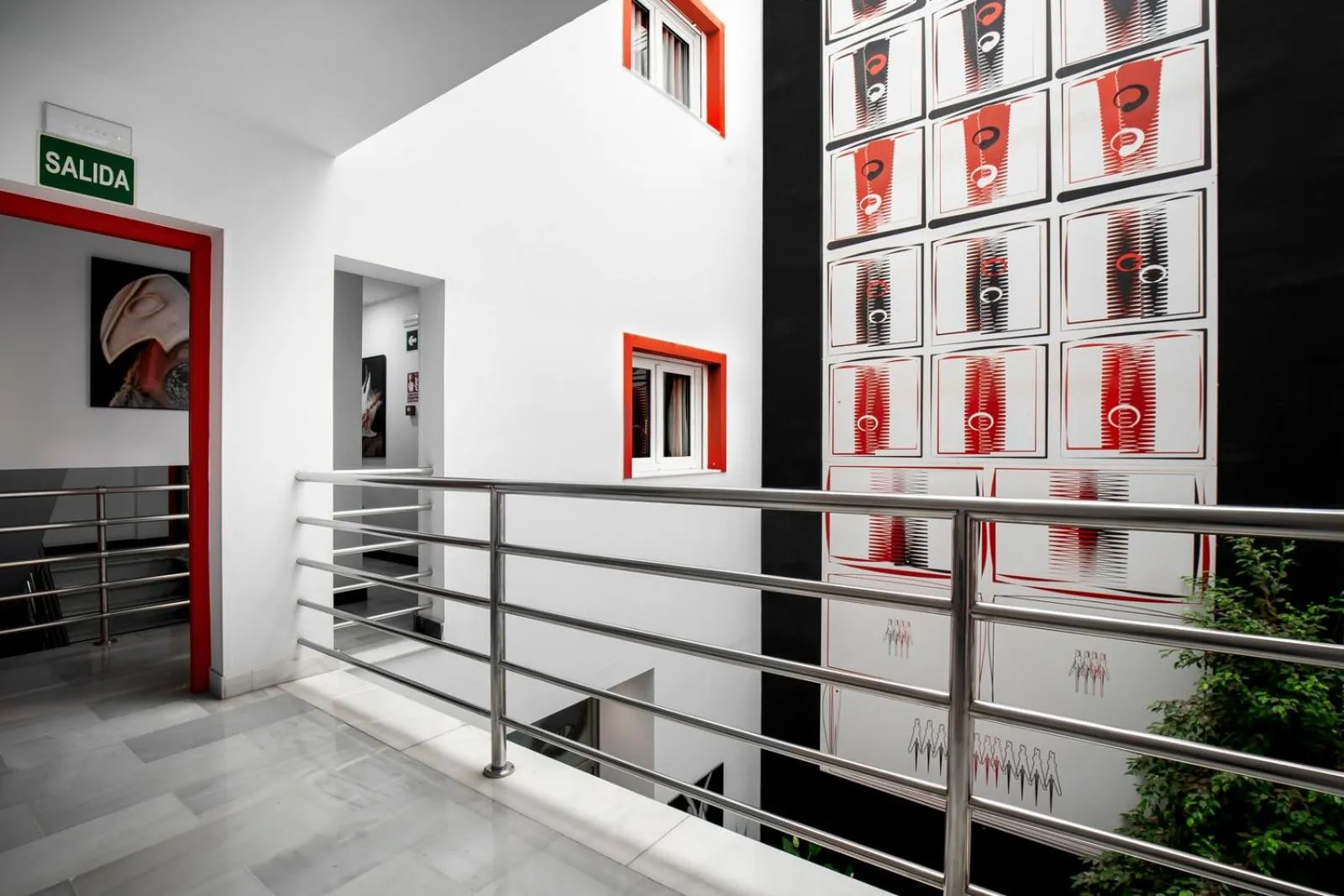 Patio in Hotel Del Pintor