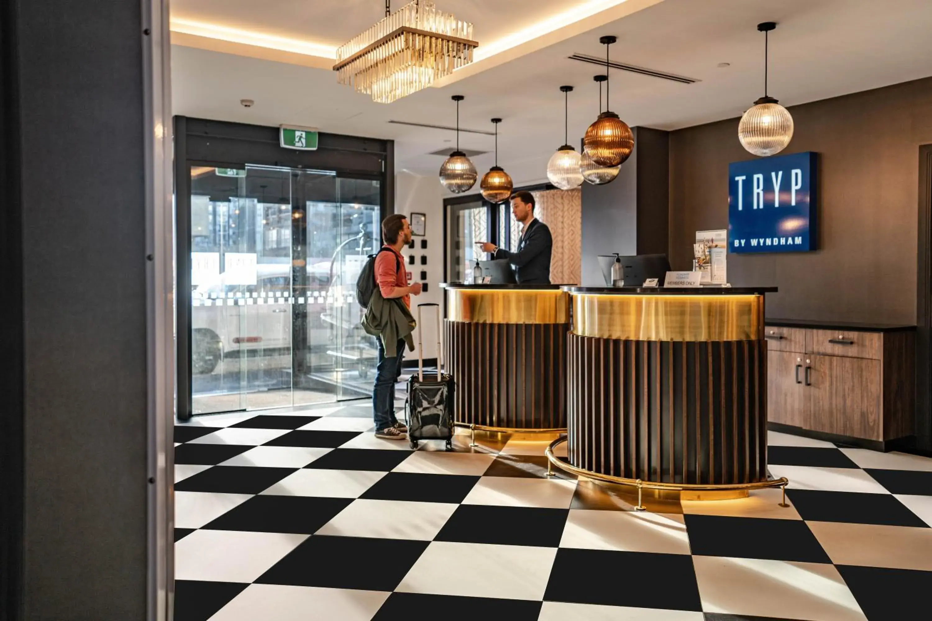 Lobby or reception in TRYP by Wyndham Wellington, Tory Street Lobby or reception in TRYP by Wyndham Wellington, Tory Street