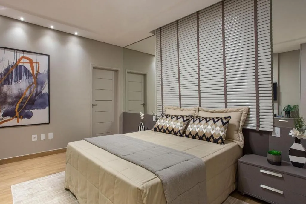 Bed in Casa Mantiqueira Hotel Boutique