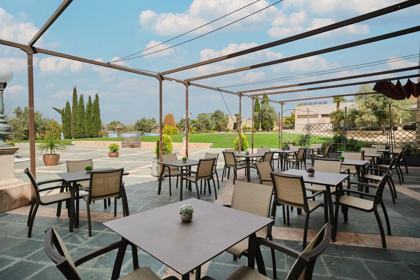 Patio in Hotel Spa Villa Nazules