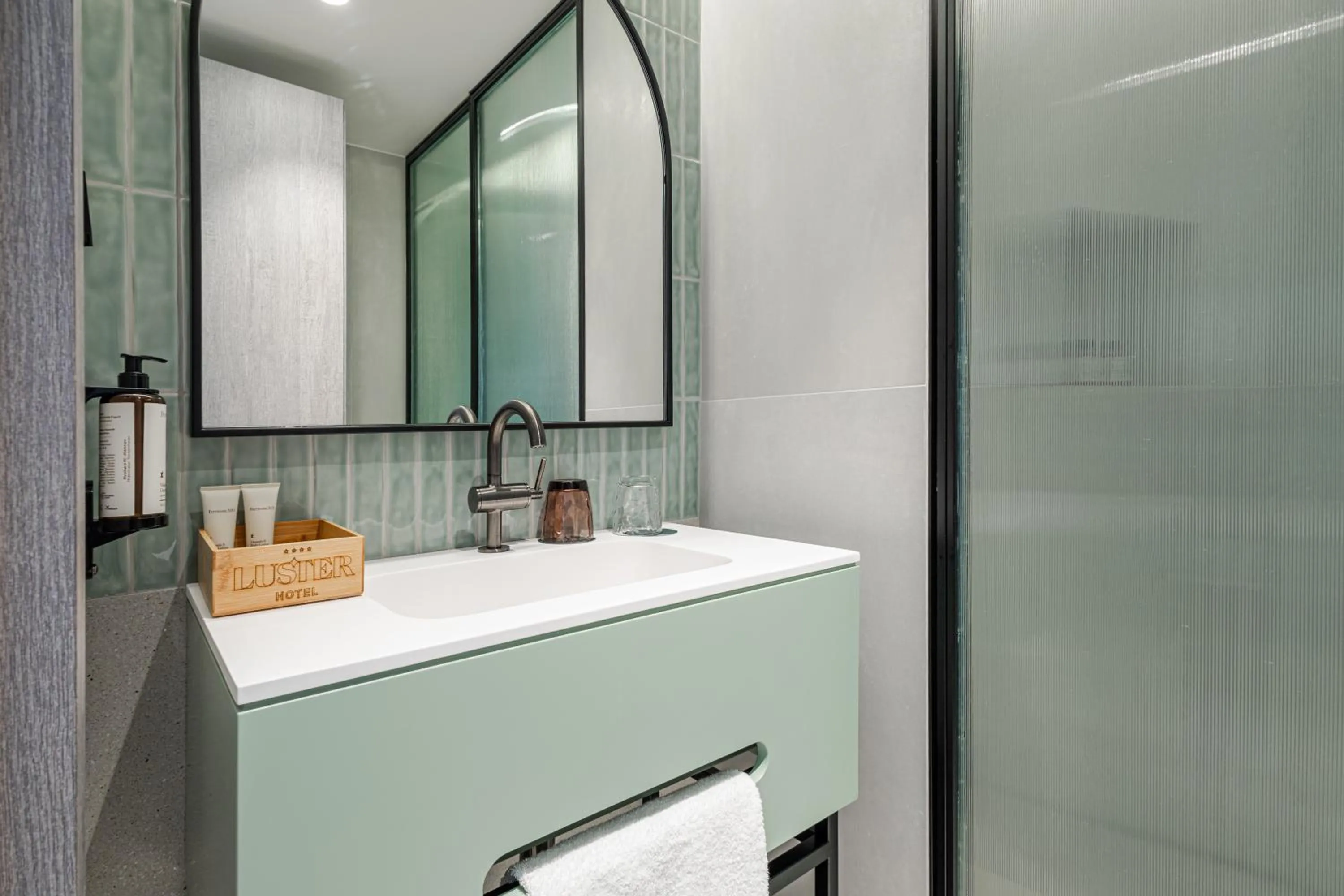 Bathroom in LUSTER Hotel