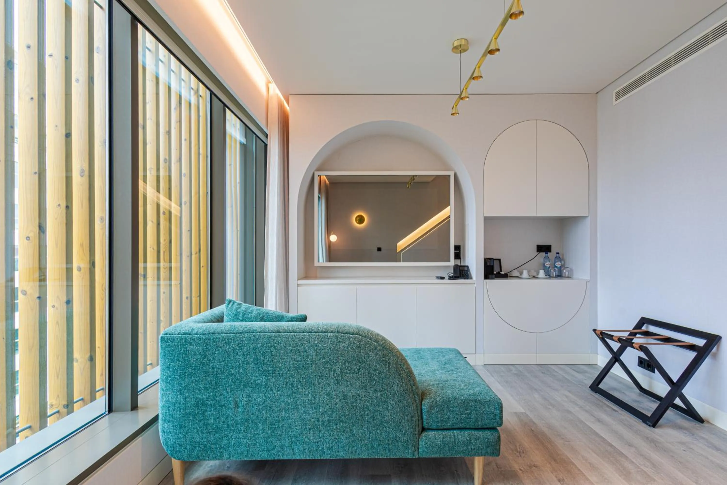 Living room in LUSTER Hotel