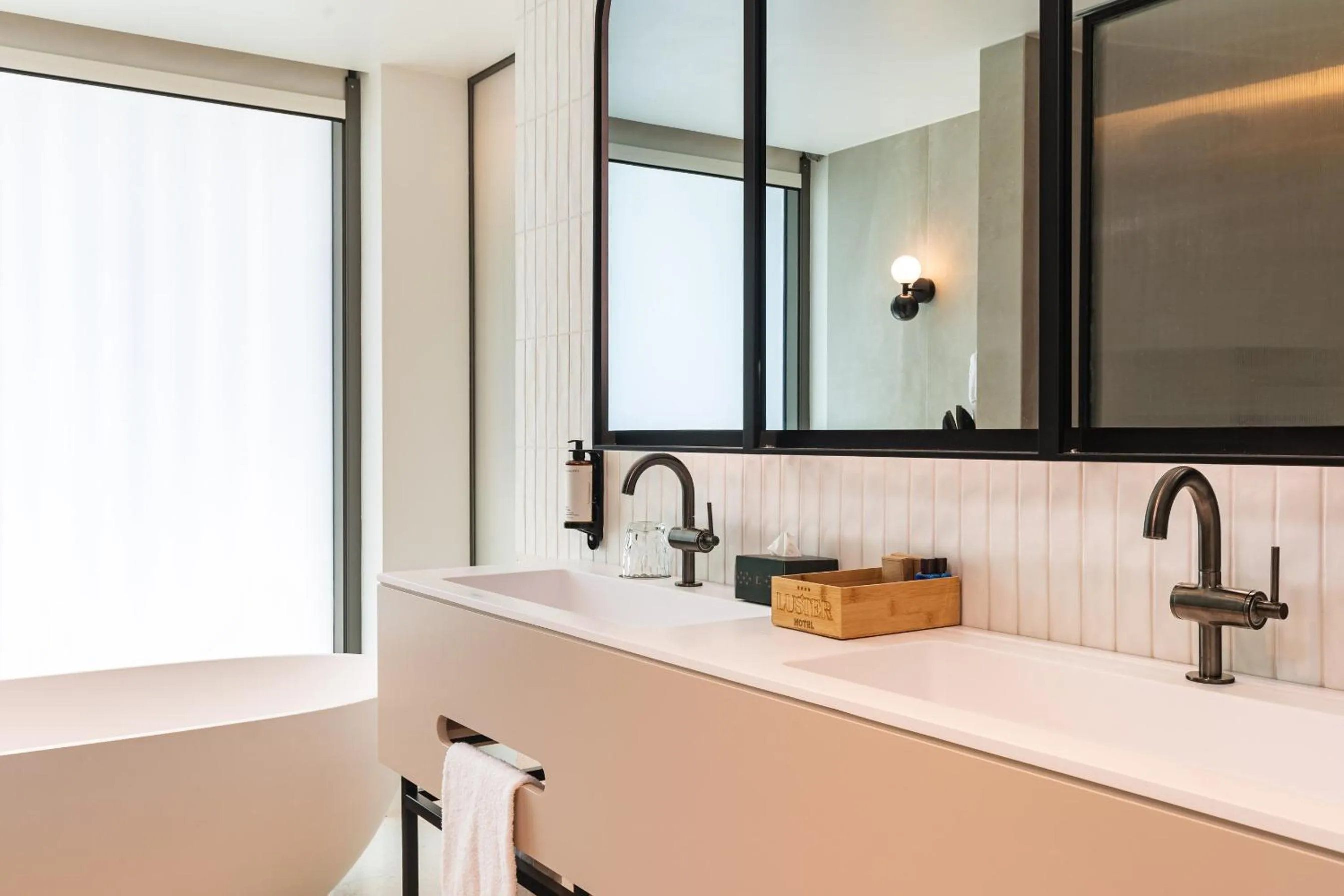 Bathroom in LUSTER Hotel