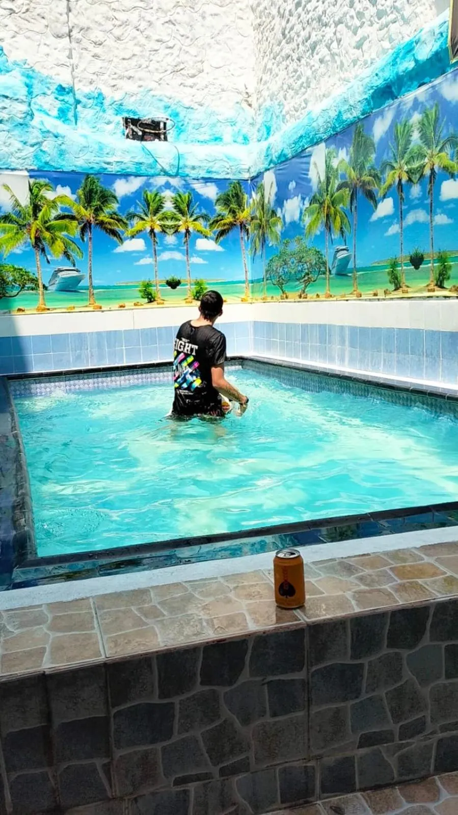 Swimming pool in Hotel Plaza Confort Inn