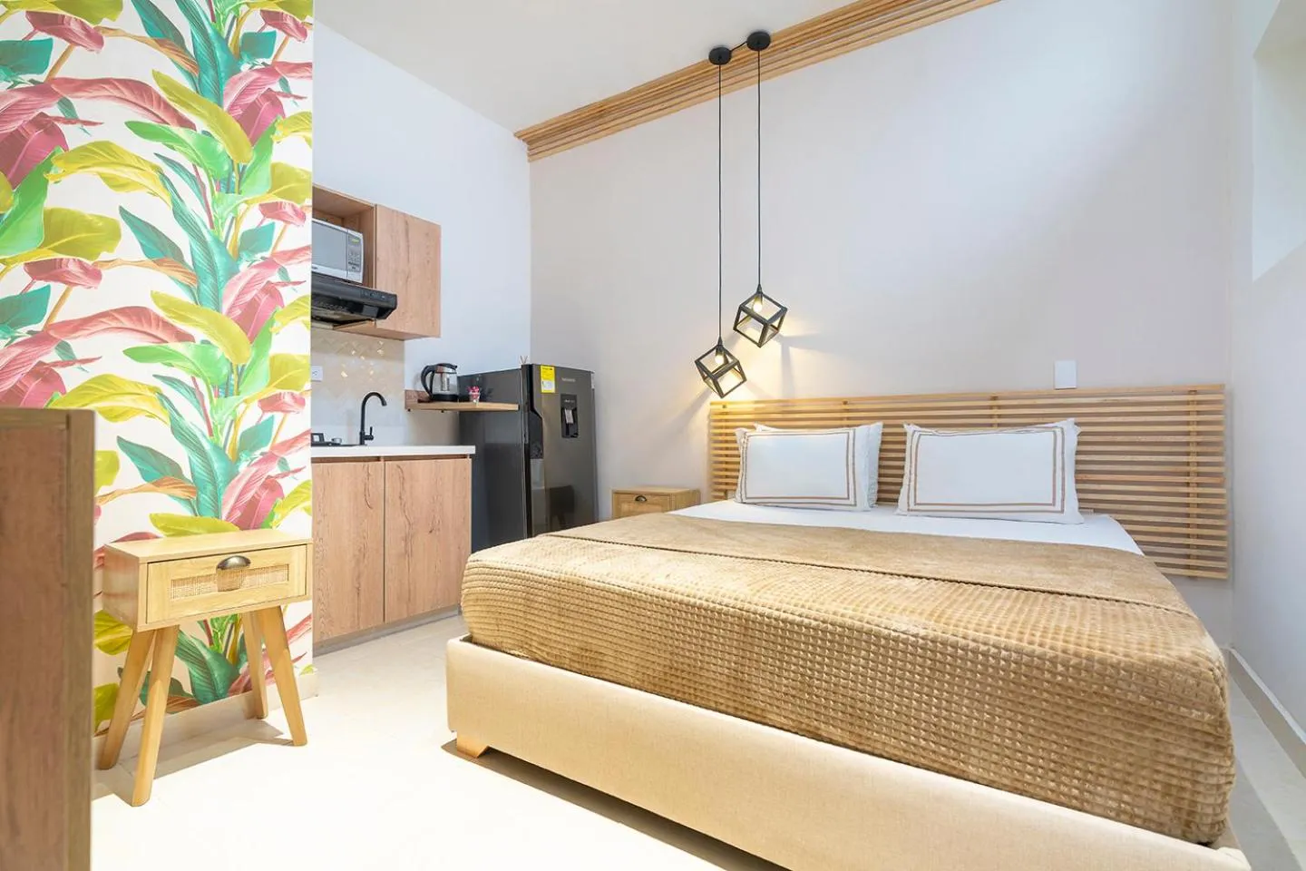 Bed in La Casona Hotel Boutique