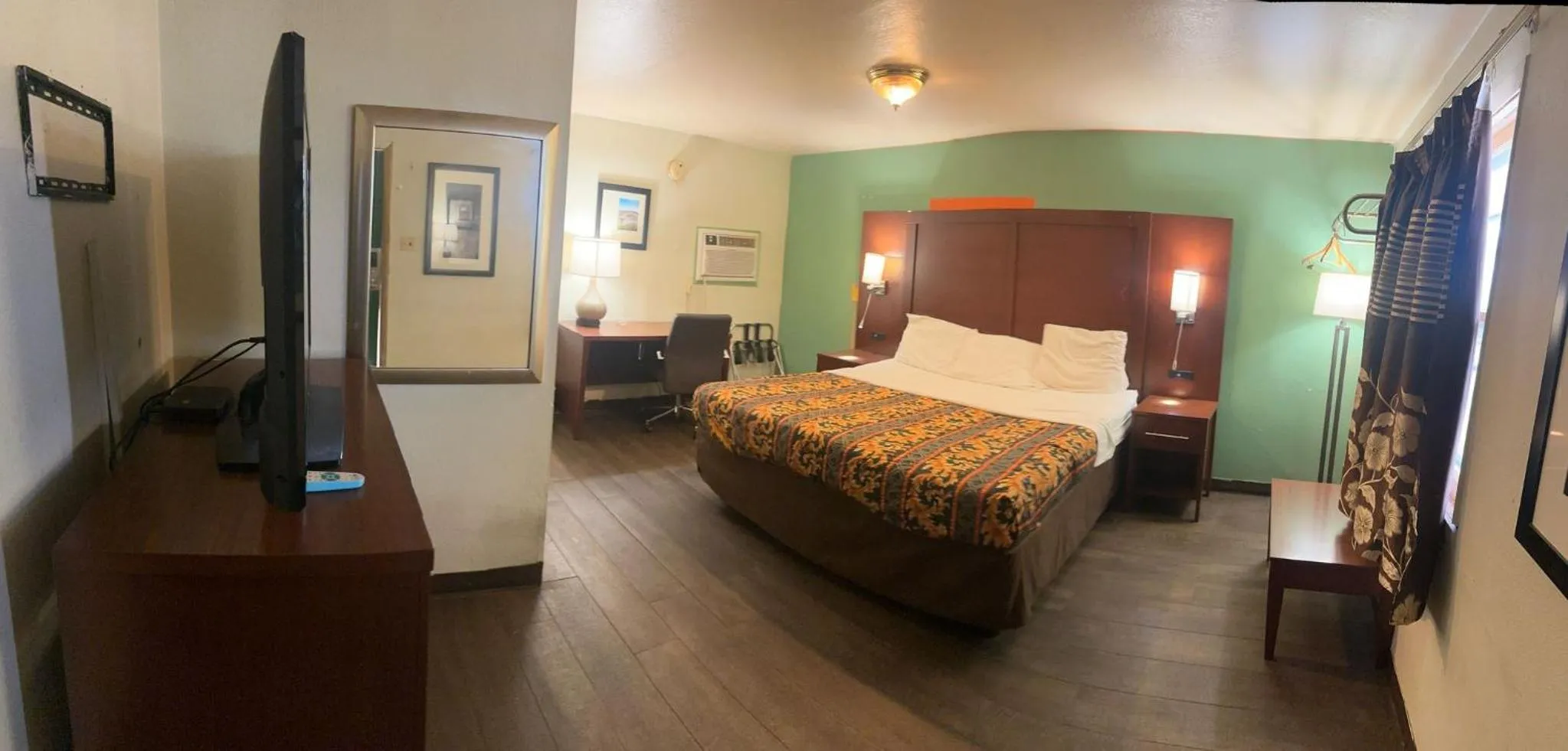 Bedroom, Bed in Hillcrest Motel by Oyo Aurora near Lawrenceburg