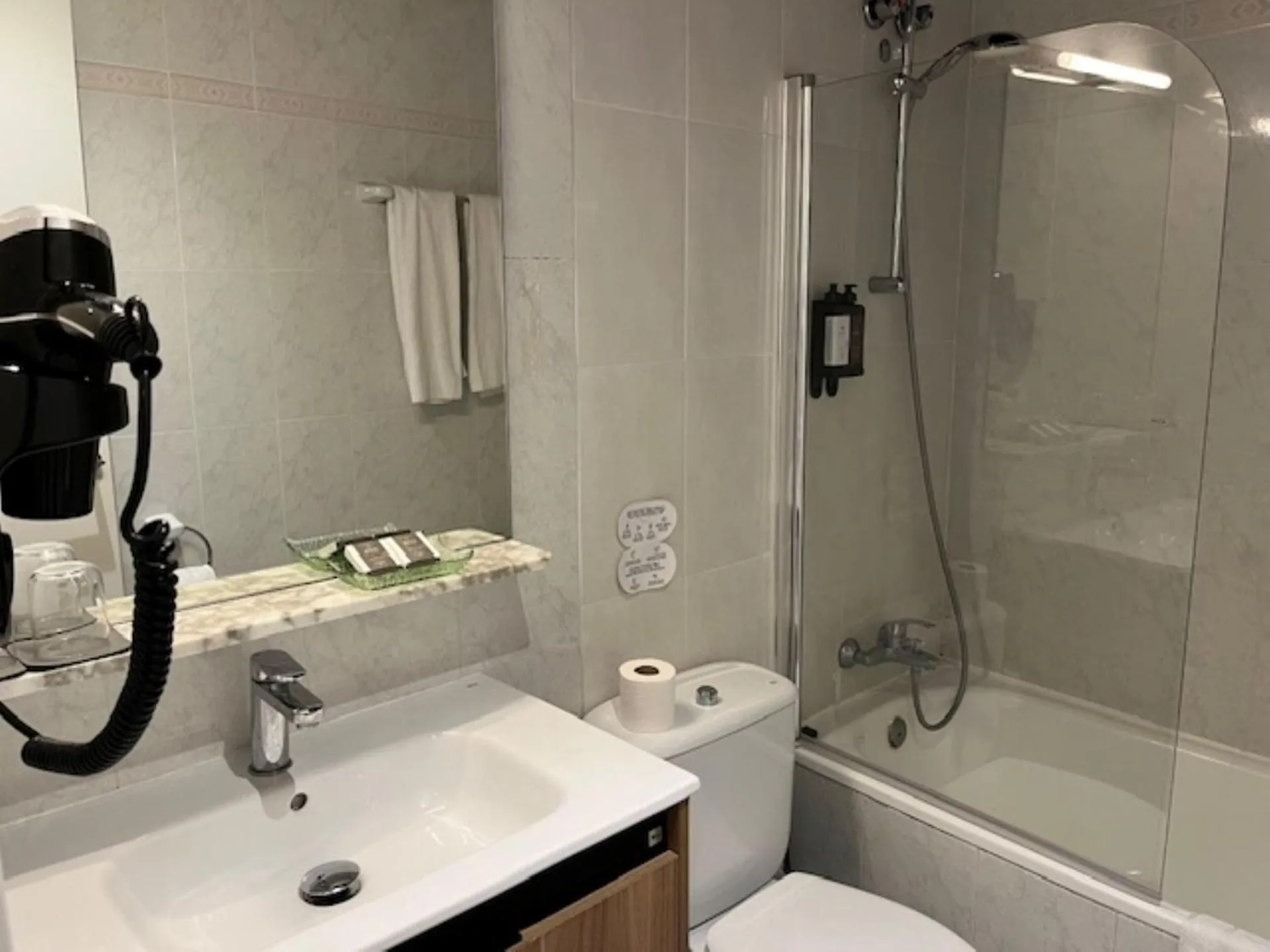 Bathroom in Hotel Aneto