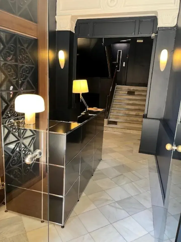 Lobby or reception in Hotel Aneto Lobby or reception in Hotel Aneto