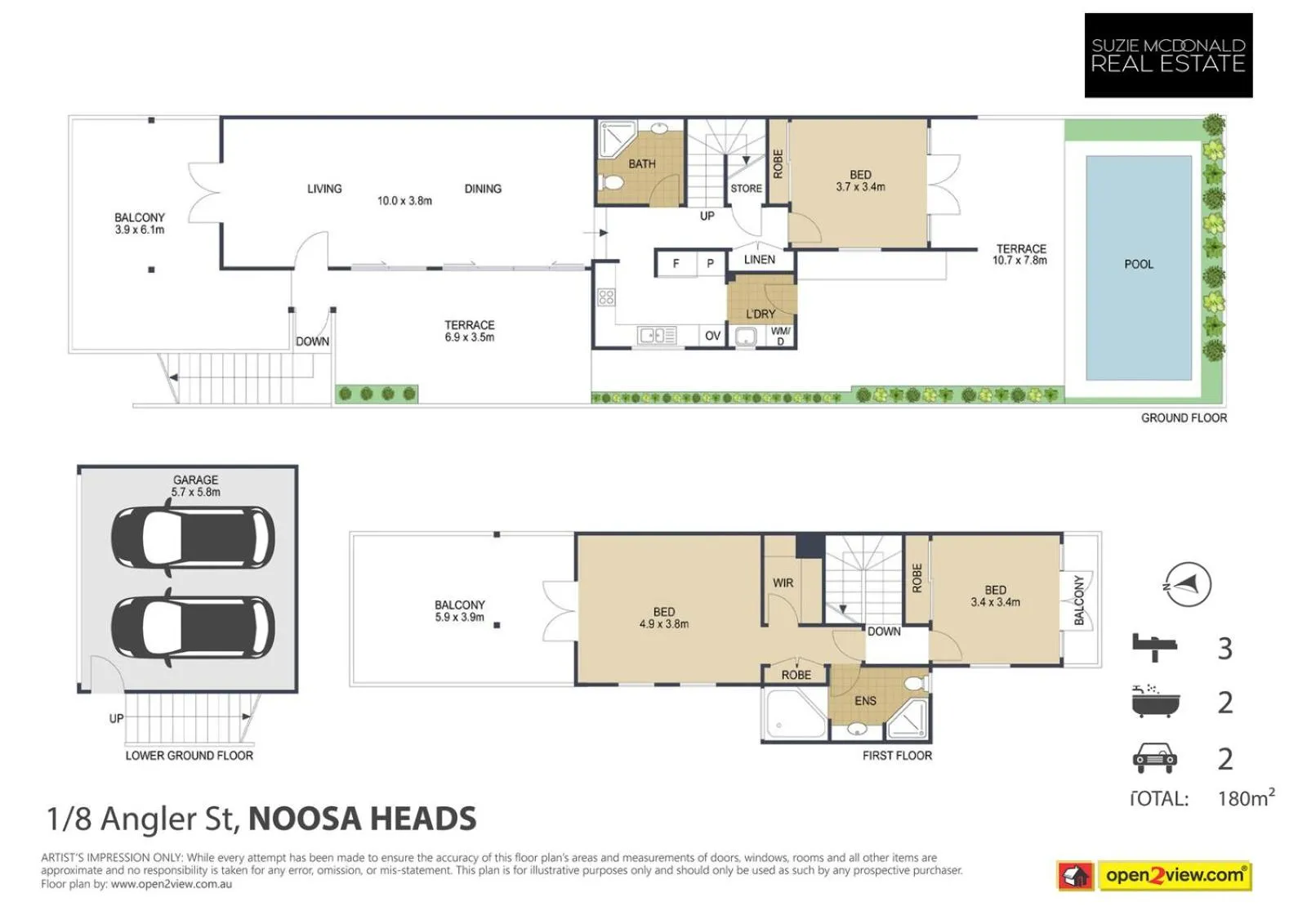 Floor plan in Noosa Dreaming