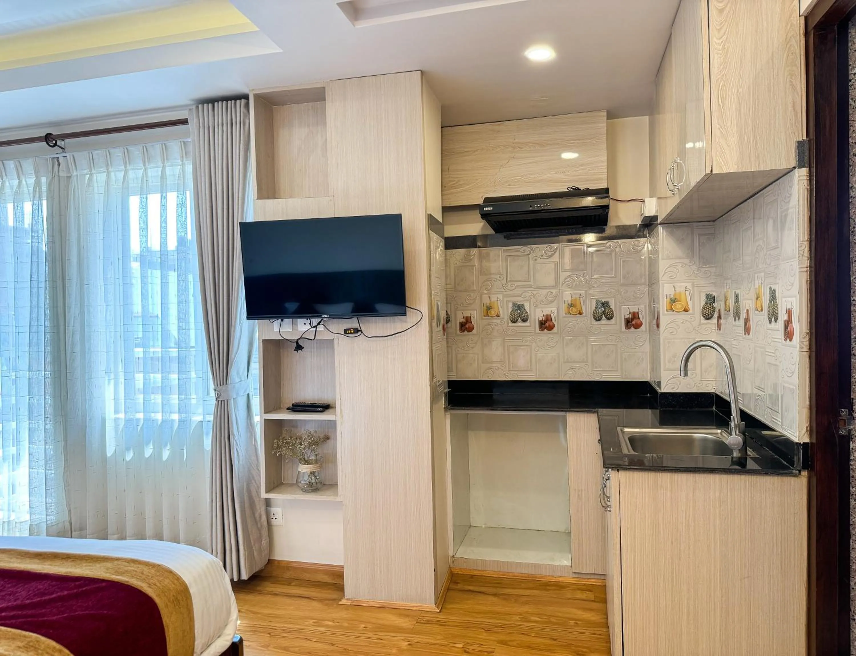 TV and multimedia, Bed in Hotel Abi International