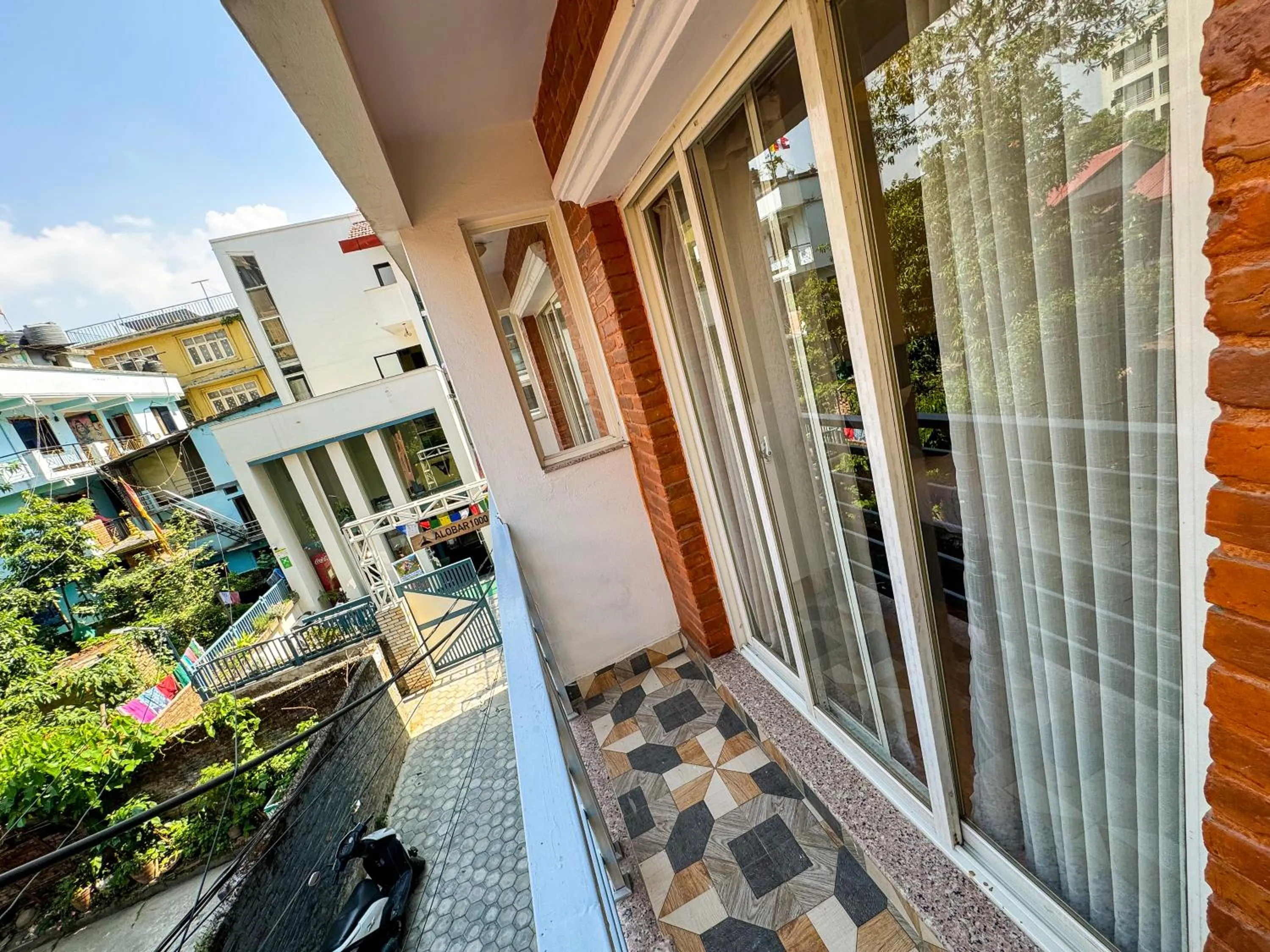 Balcony/Terrace in Hotel Abi International