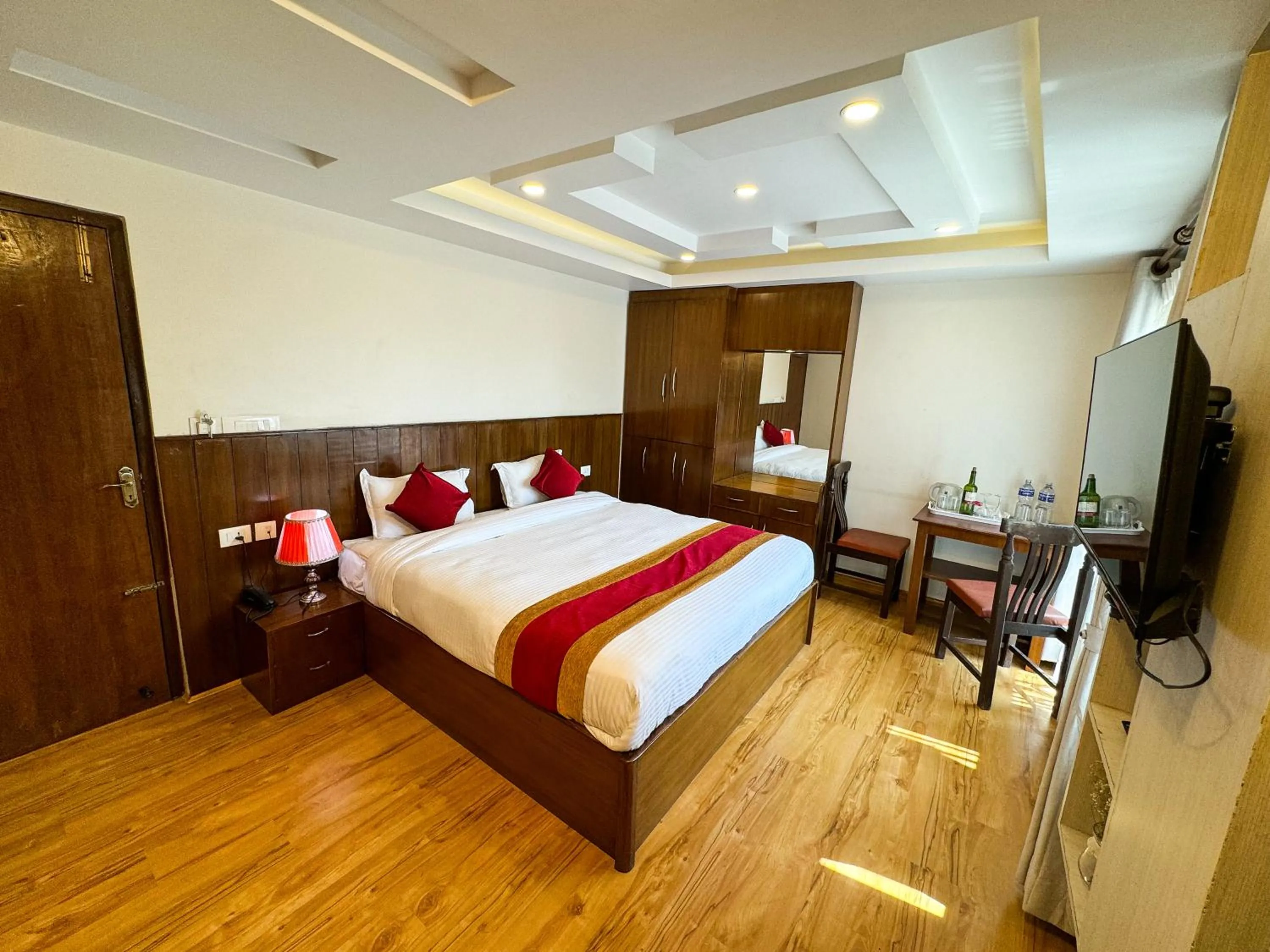 Bed in Hotel Abi International