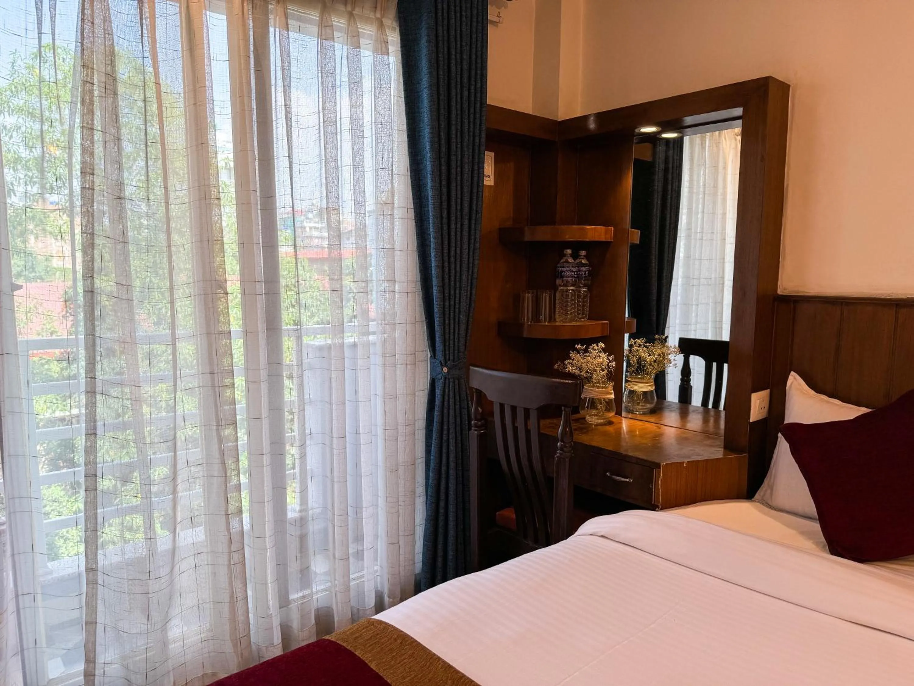 Bed in Hotel Abi International