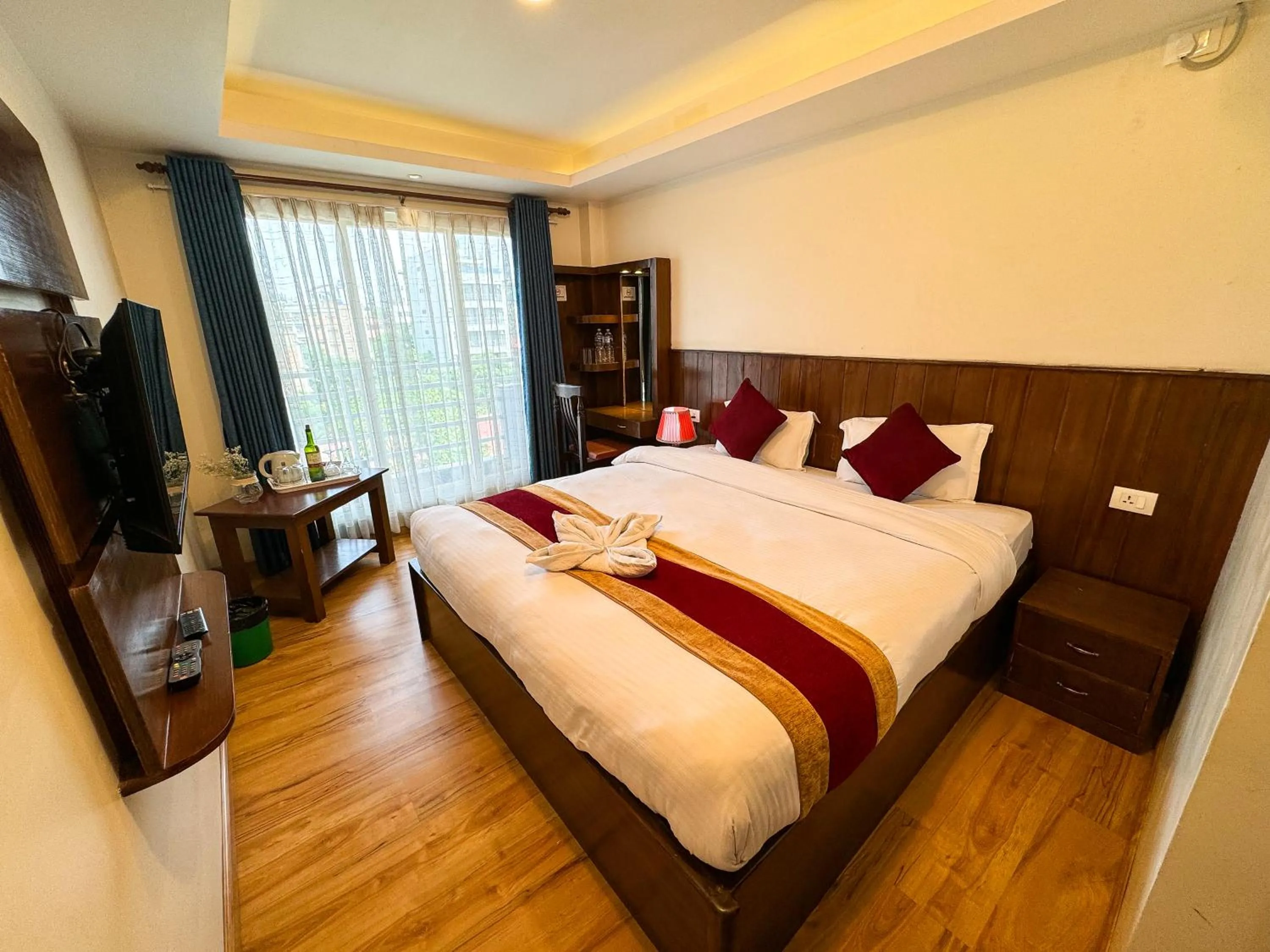 TV and multimedia, Bed in Hotel Abi International