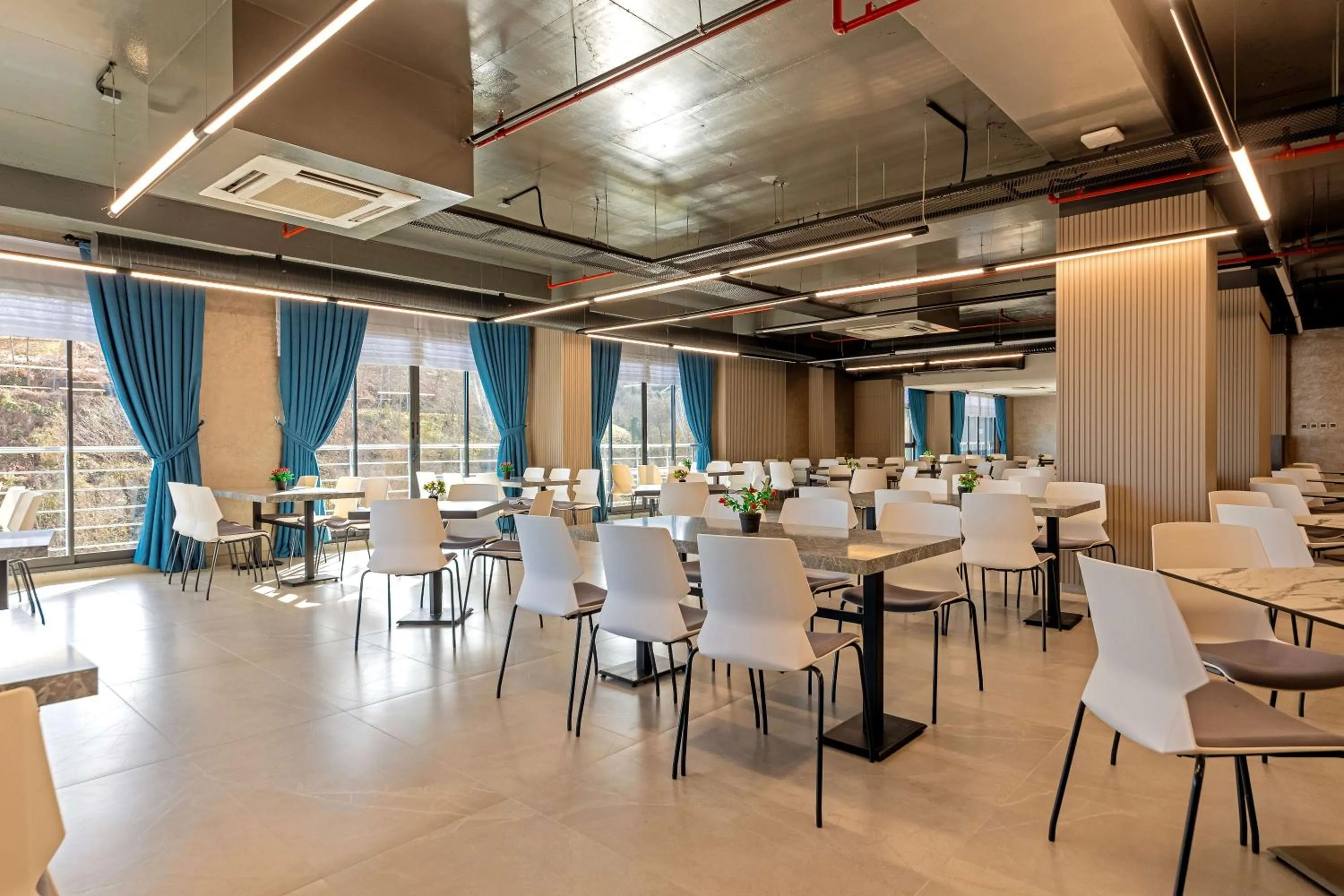 Buffet breakfast in First Joy Hotel