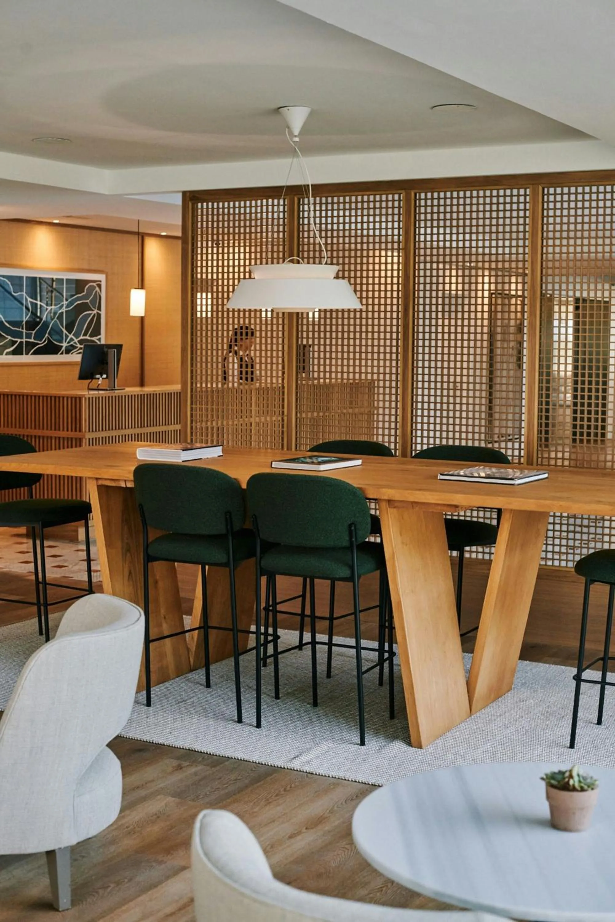 Lobby or reception in AC Hotel by Marriott Gava Mar Airport