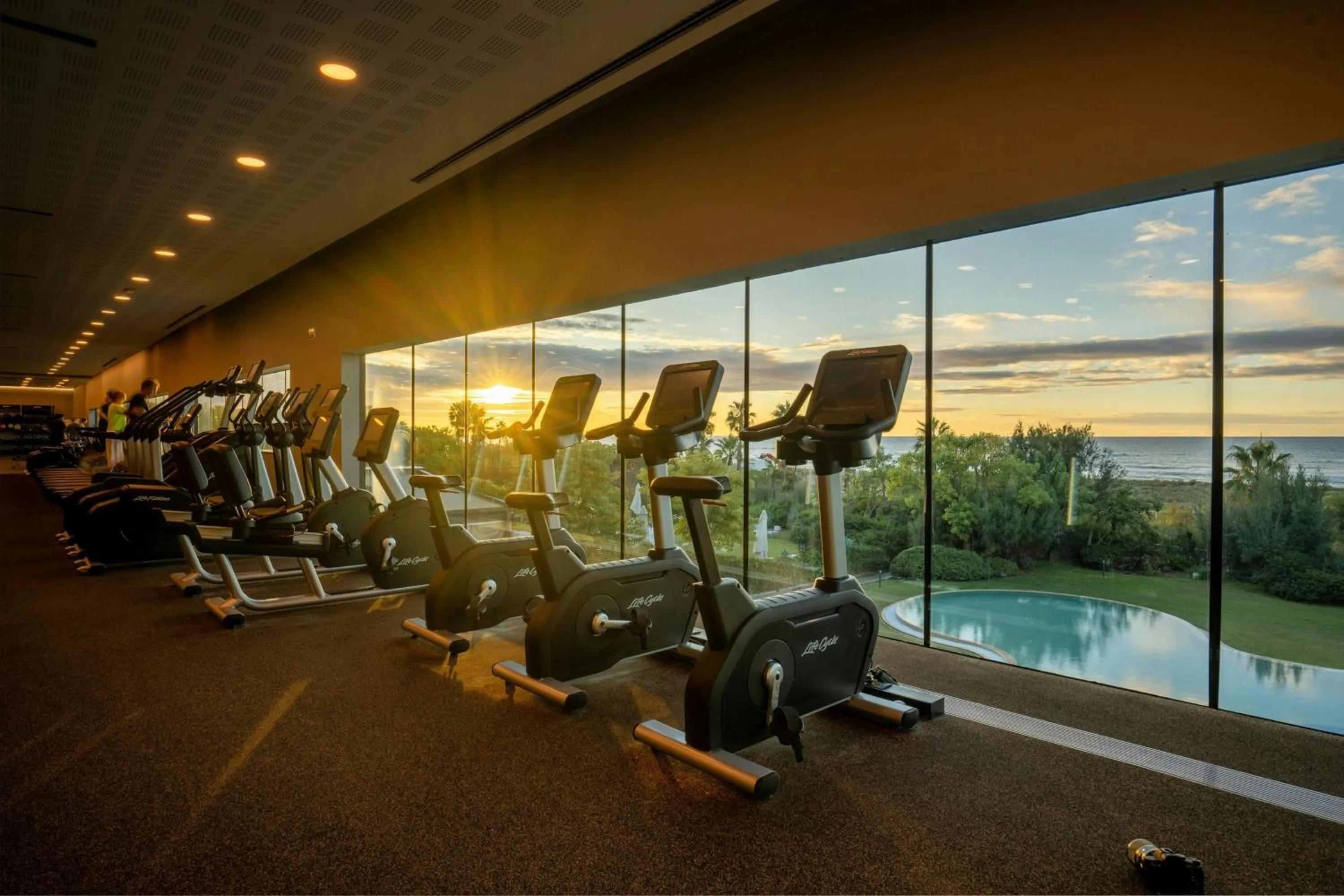 Fitness centre/facilities in AC Hotel by Marriott Gava Mar Airport