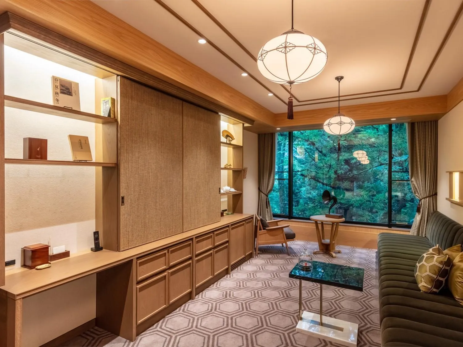 Living room in Fufu Nikko