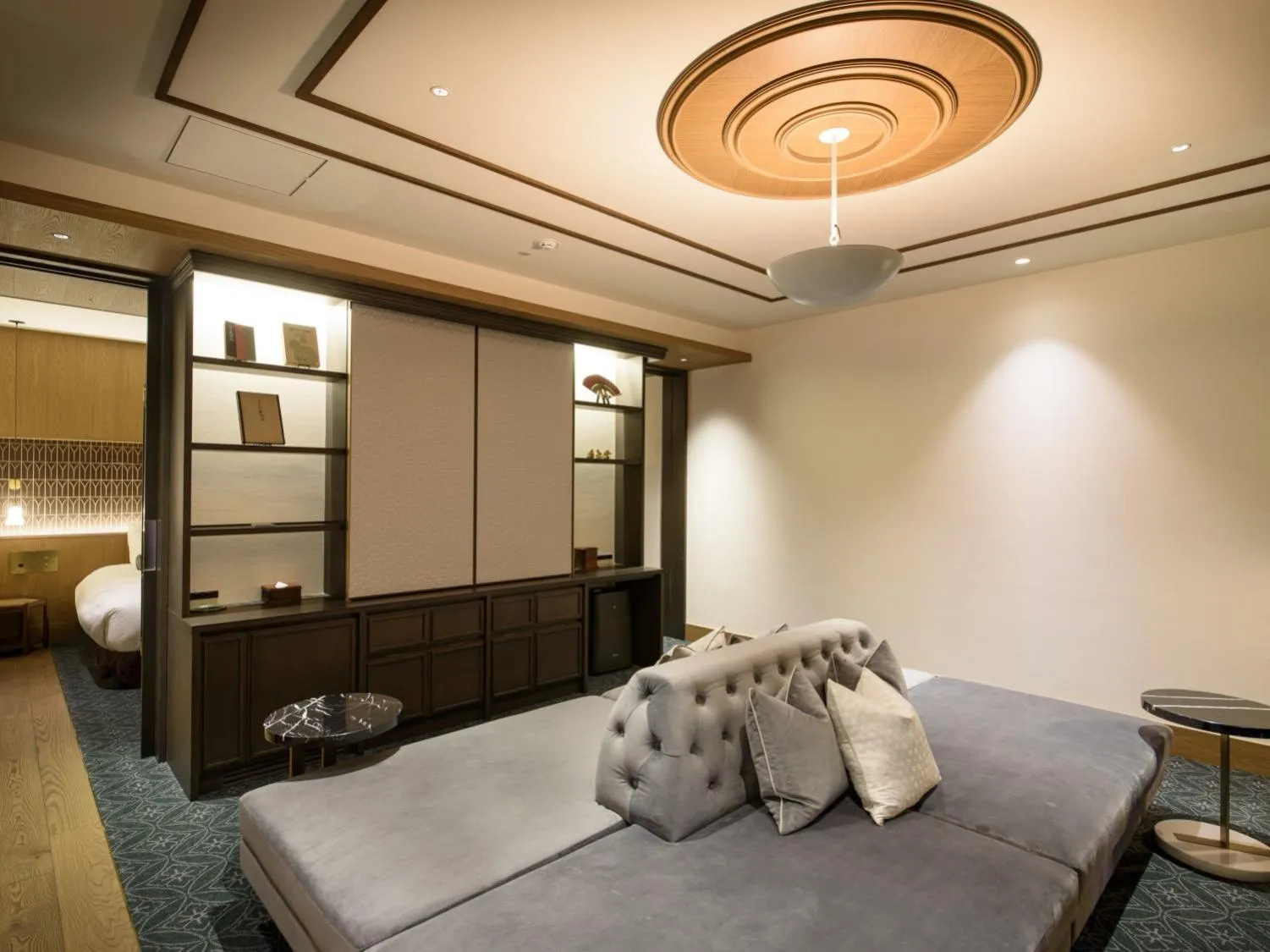 Living room, Bed in Fufu Nikko