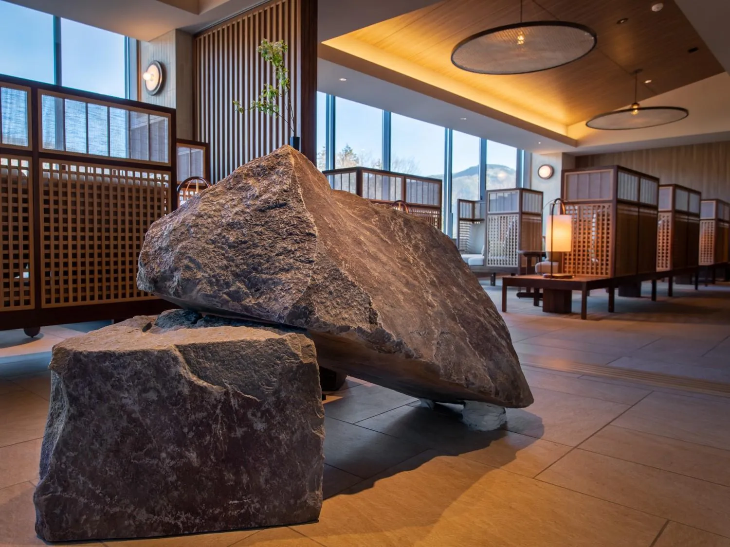 Lobby or reception in Fufu Hakone