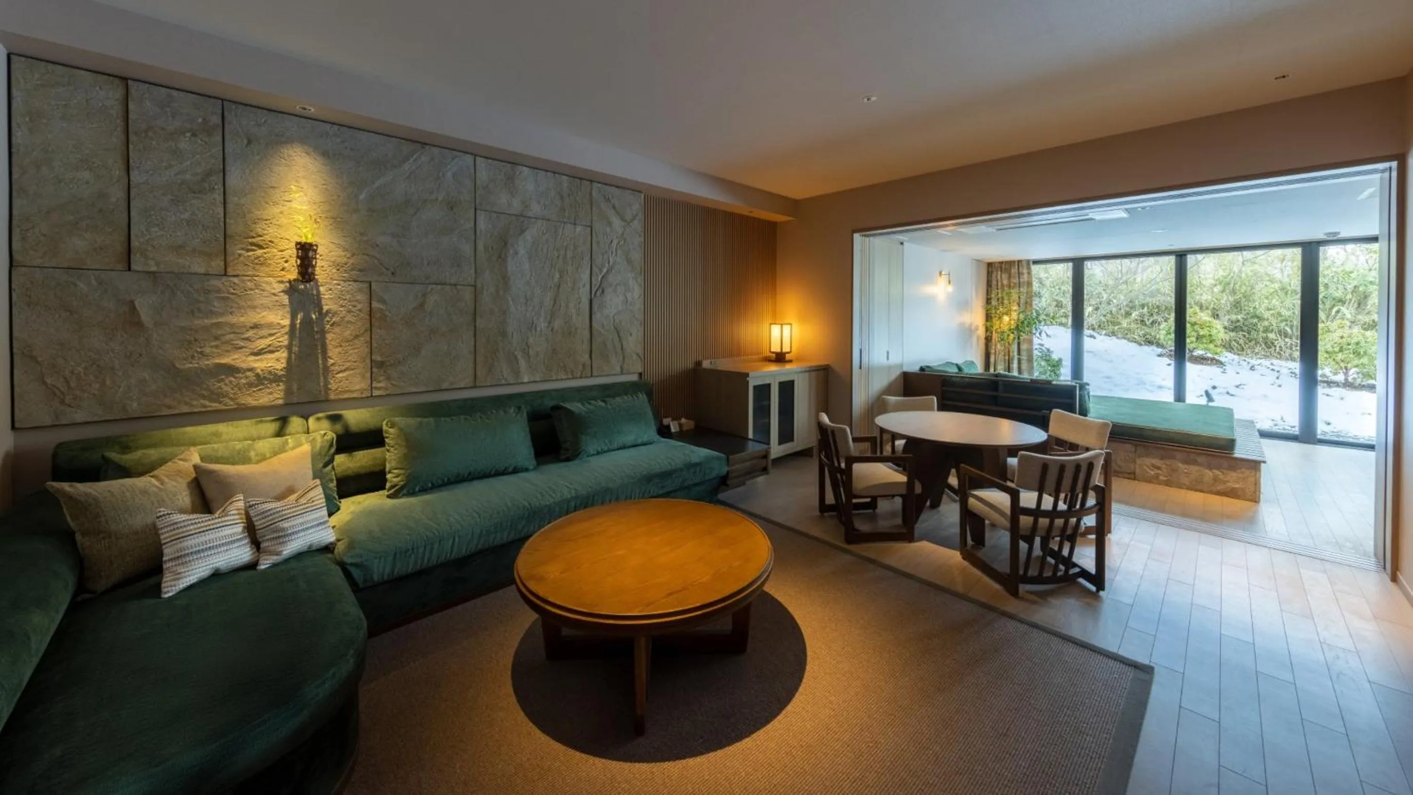 Living room in Fufu Hakone