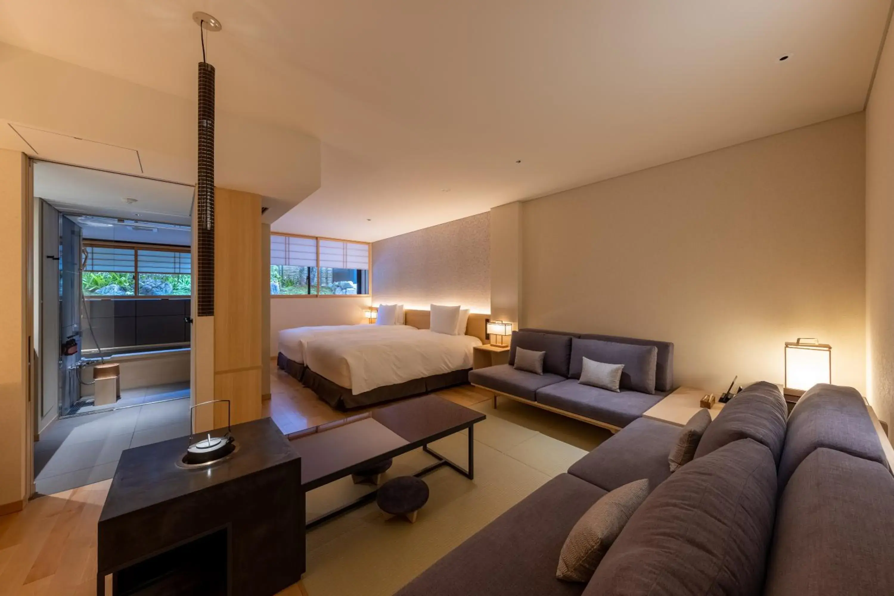 Living room, Bed in Fufu Kyoto Living room, Bed in Fufu Kyoto