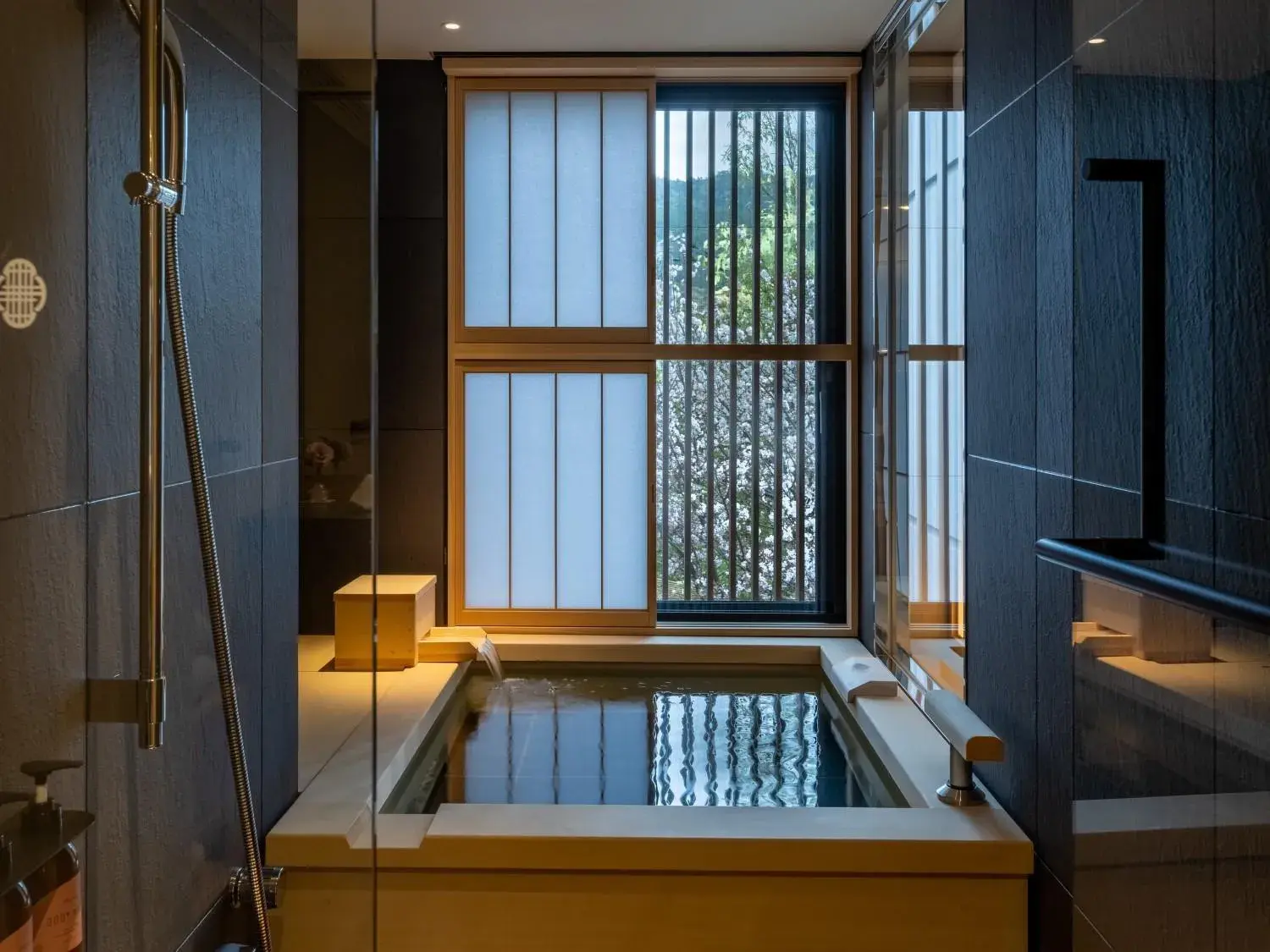 Bathroom, Bed in Fufu Kyoto Bathroom, Bed in Fufu Kyoto