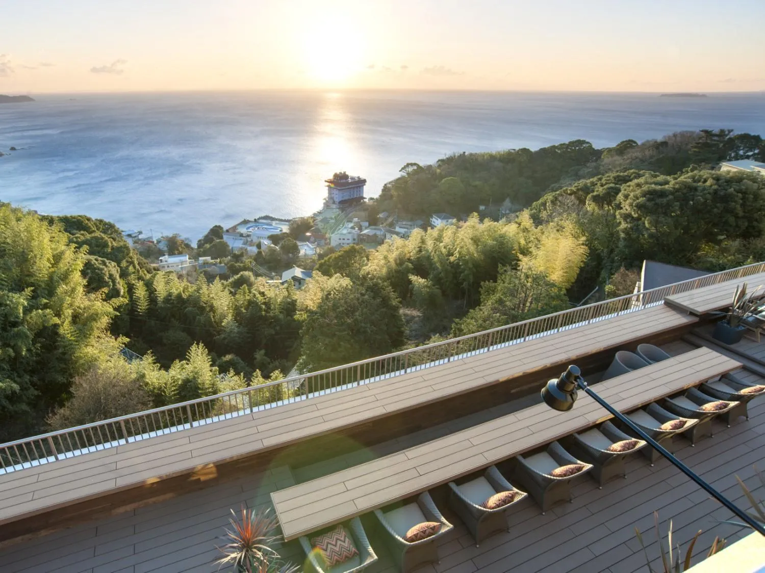 Balcony/Terrace in Atami Sekaie