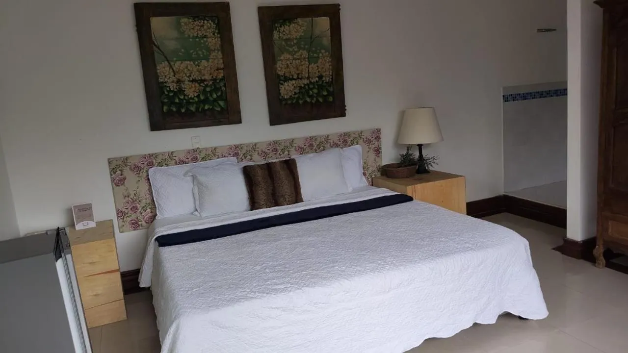 Bed in Finca Hotel Guadalupe