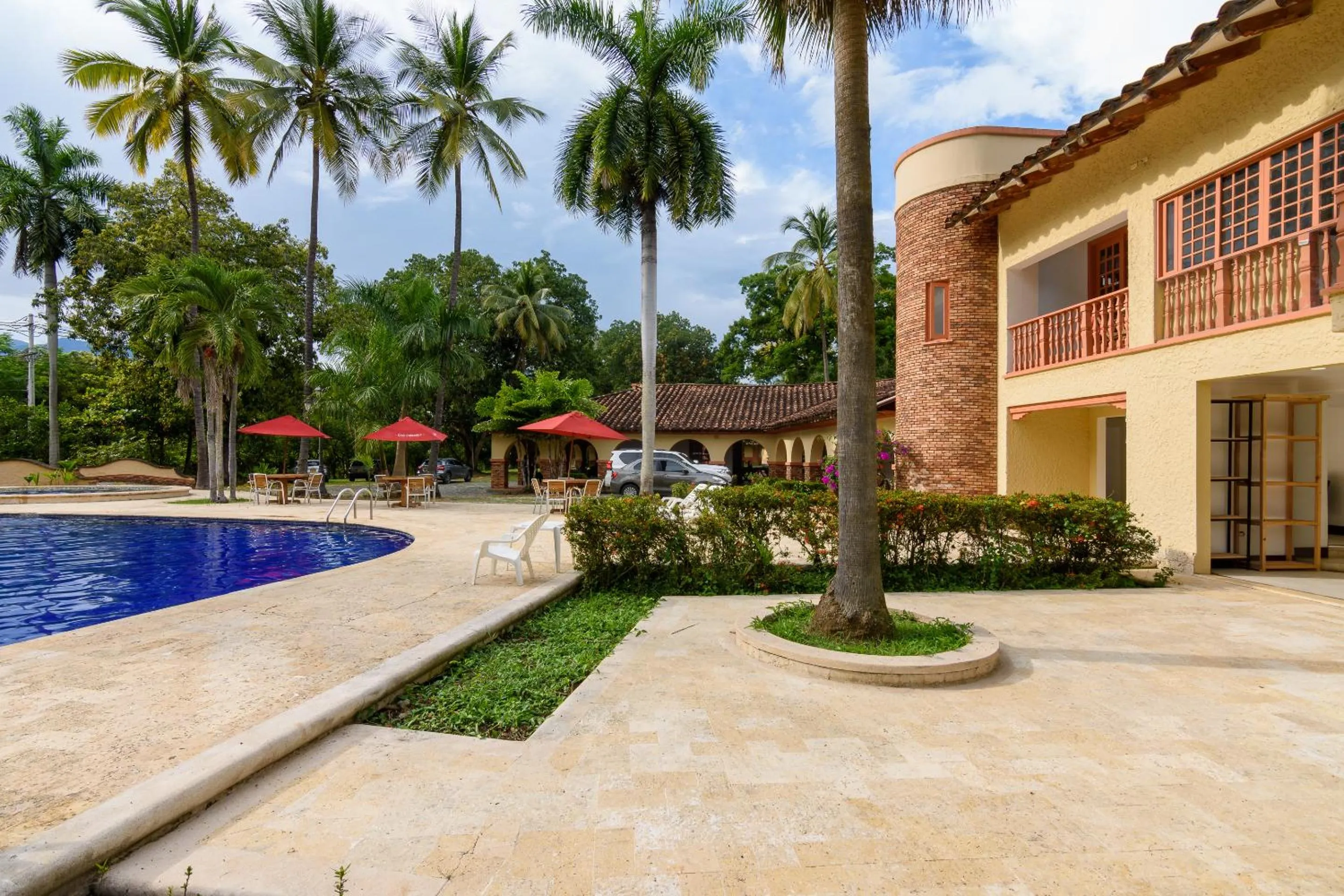 Garden view in Finca Hotel Guadalupe