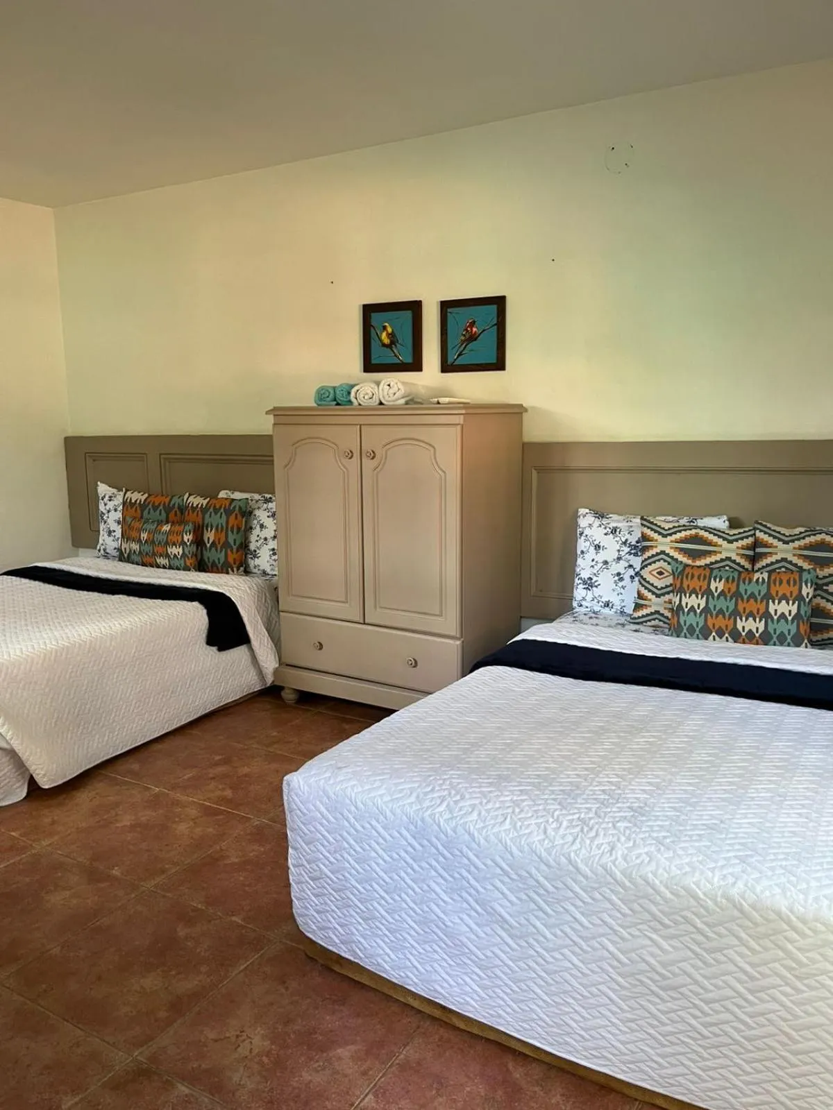 Bed in Finca Hotel Guadalupe