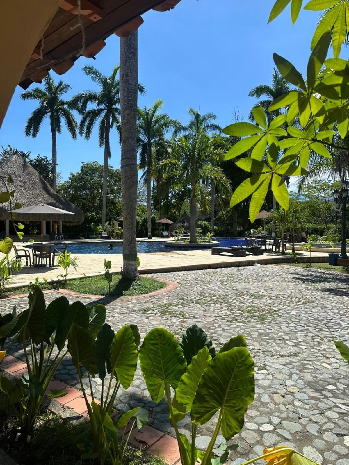 Swimming pool in Finca Hotel Guadalupe