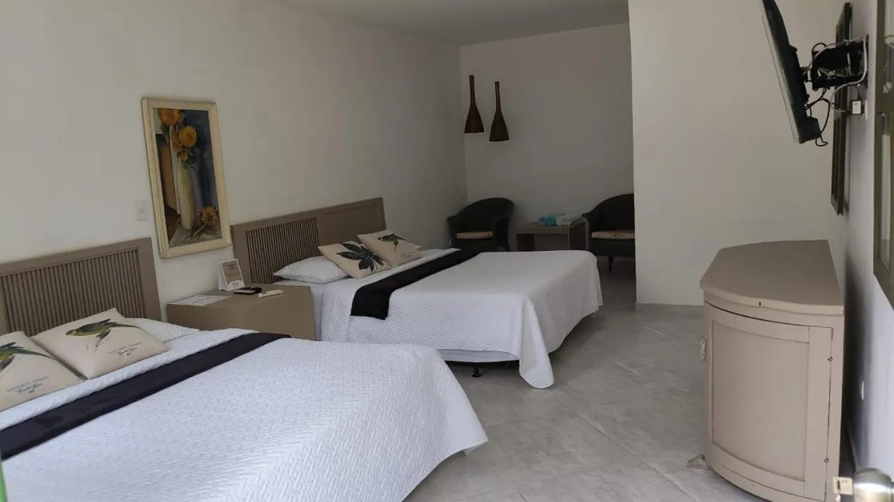 Bed in Finca Hotel Guadalupe