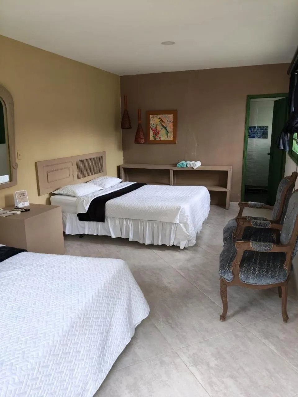 Bed in Finca Hotel Guadalupe